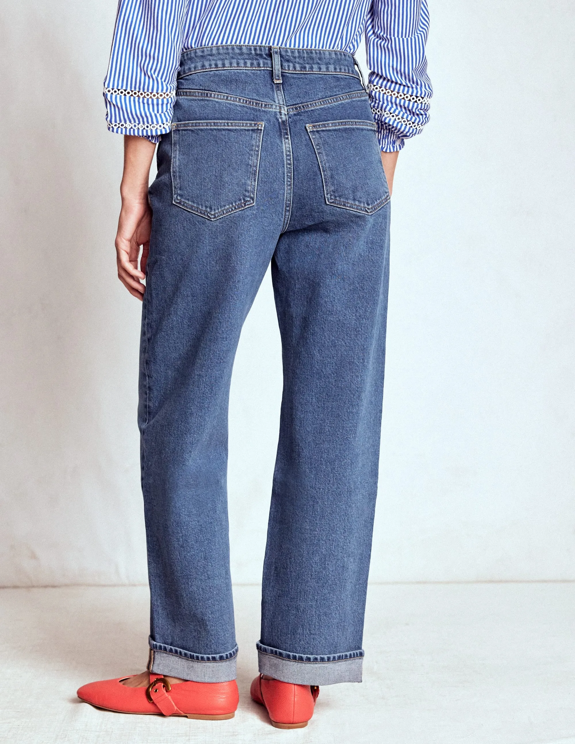 Mid Rise Comfort Stretch Jeans-Mid Vintage daily essential