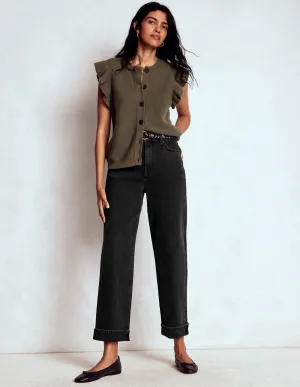 Mid Rise Comfort Stretch Jeans-Washed Black classic element