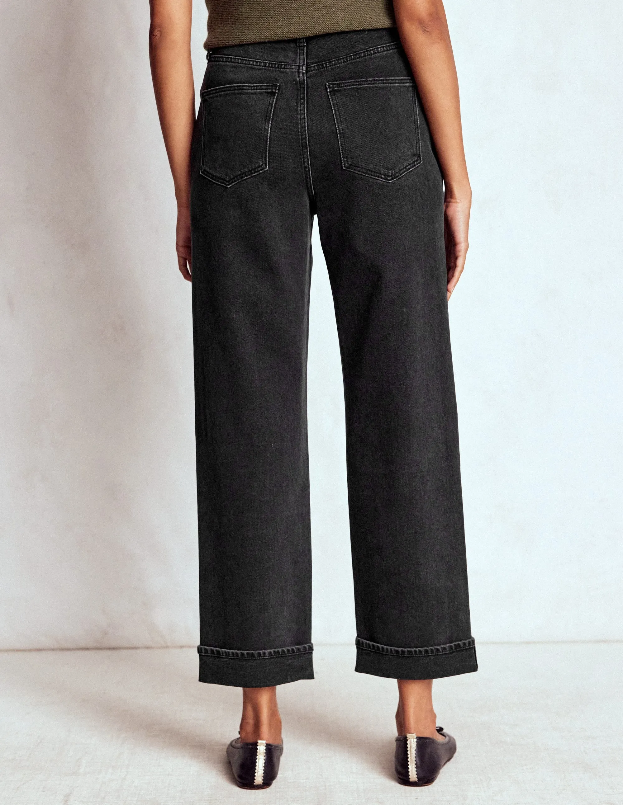 Mid Rise Comfort Stretch Jeans-Washed Black quick change