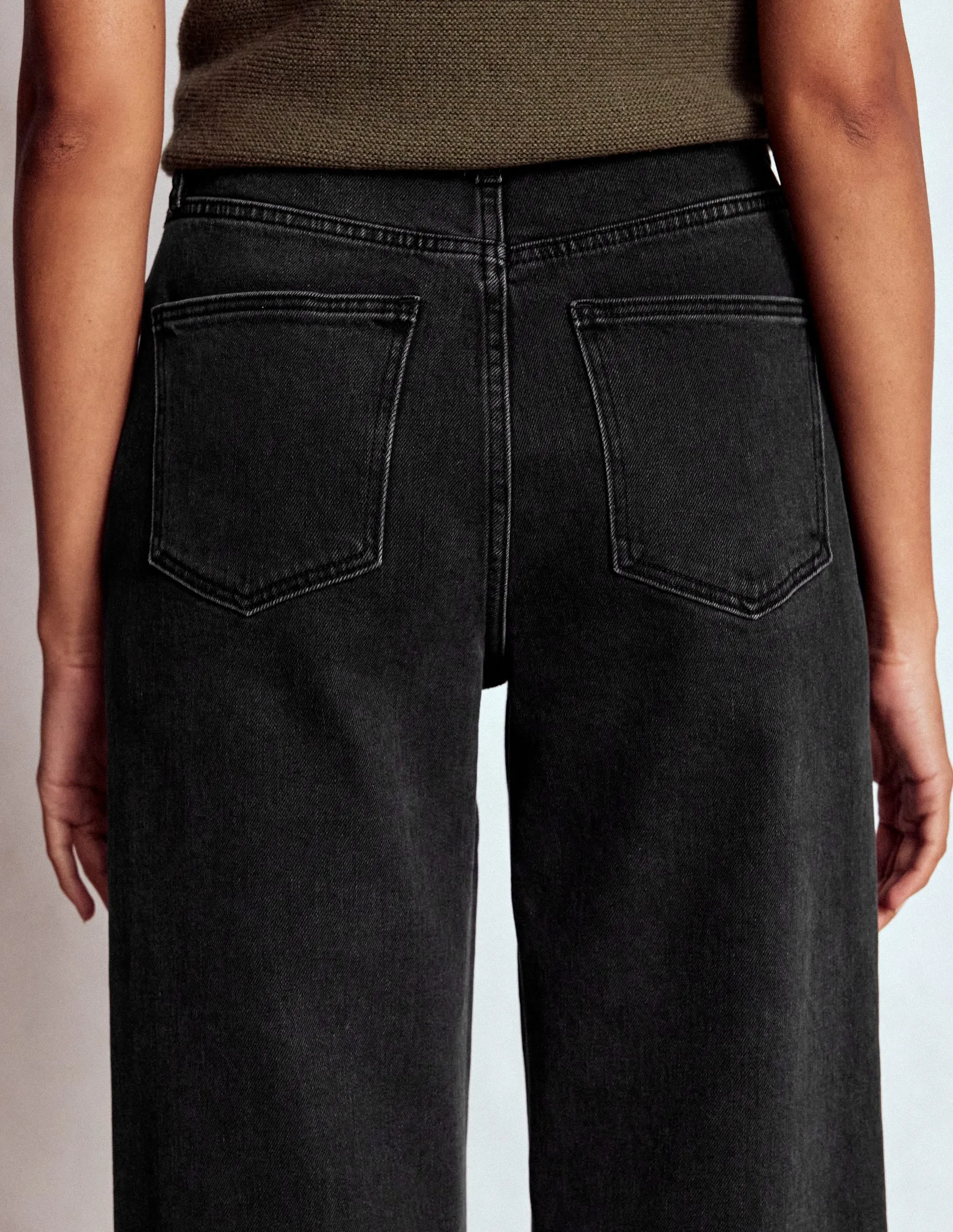 Mid Rise Comfort Stretch Jeans-Washed Black unique tailoring