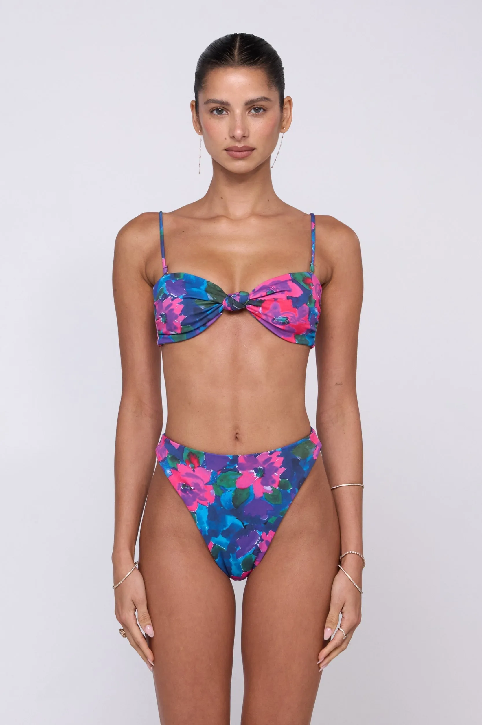 Miles Bikini Bottom in Lanai Free movement