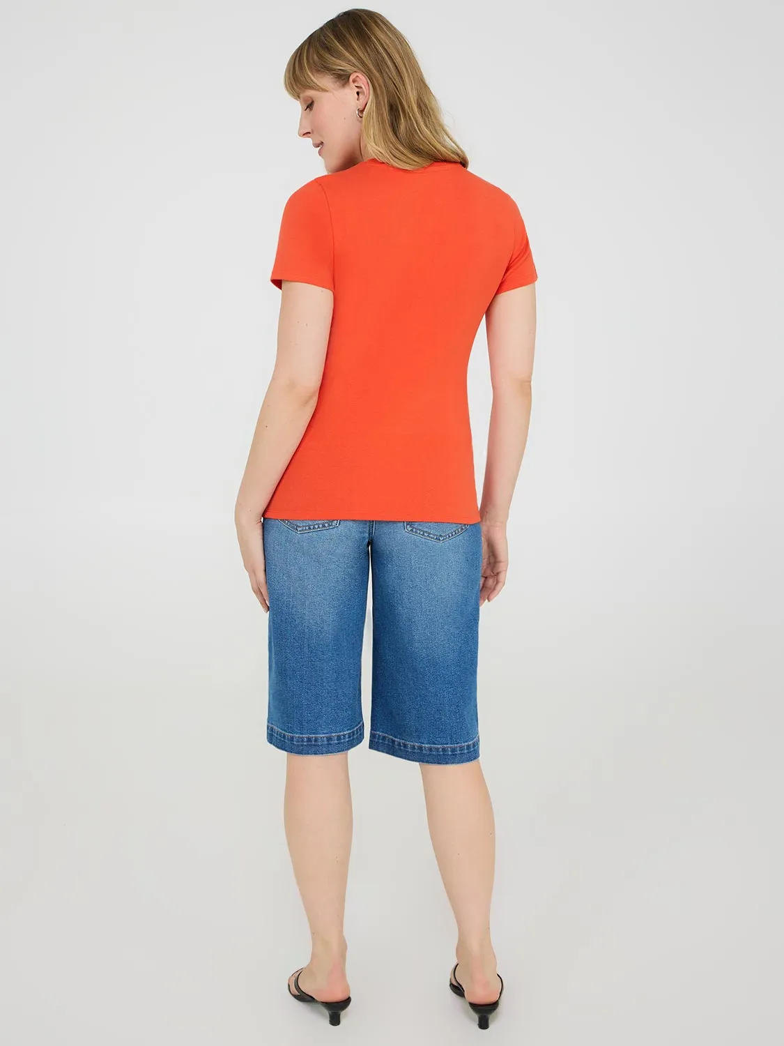 Mini Ribbed T-Shirt Summer Days