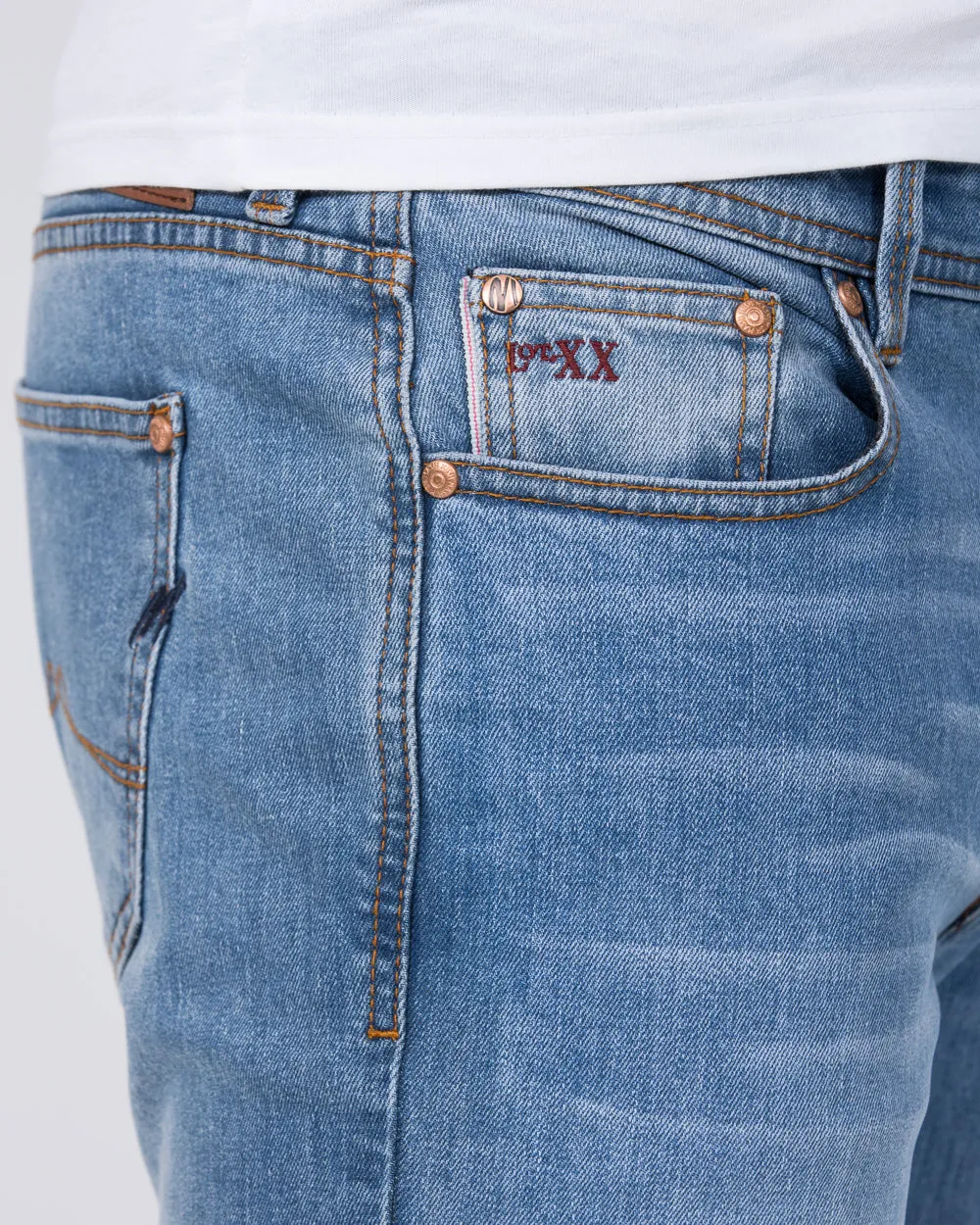 Mish Mash Lot XX Stretch Tall Jeans (light denim) elastic ease