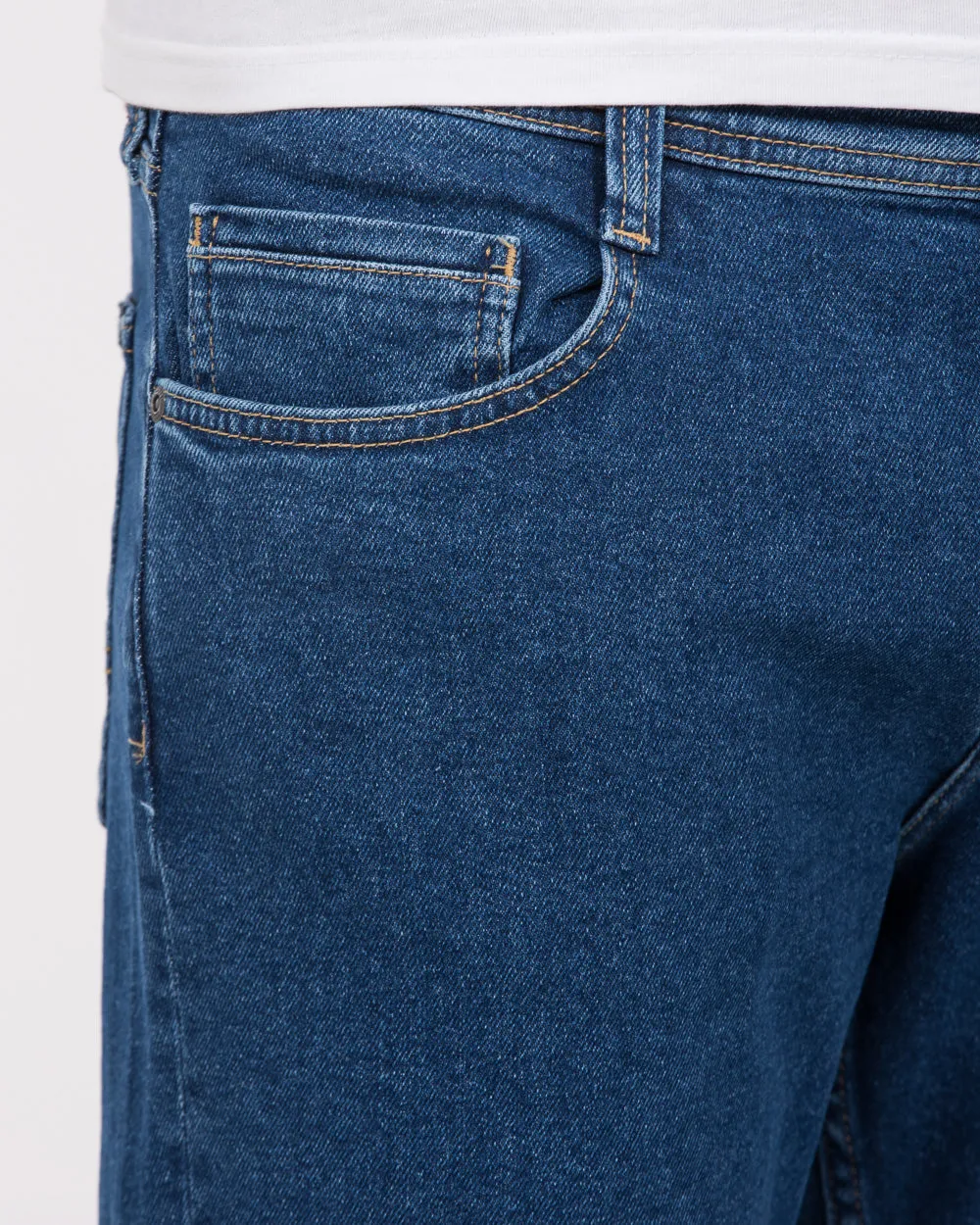 Mustang Denver Straight Fit Tall Jeans (stonewash) stretch comfort
