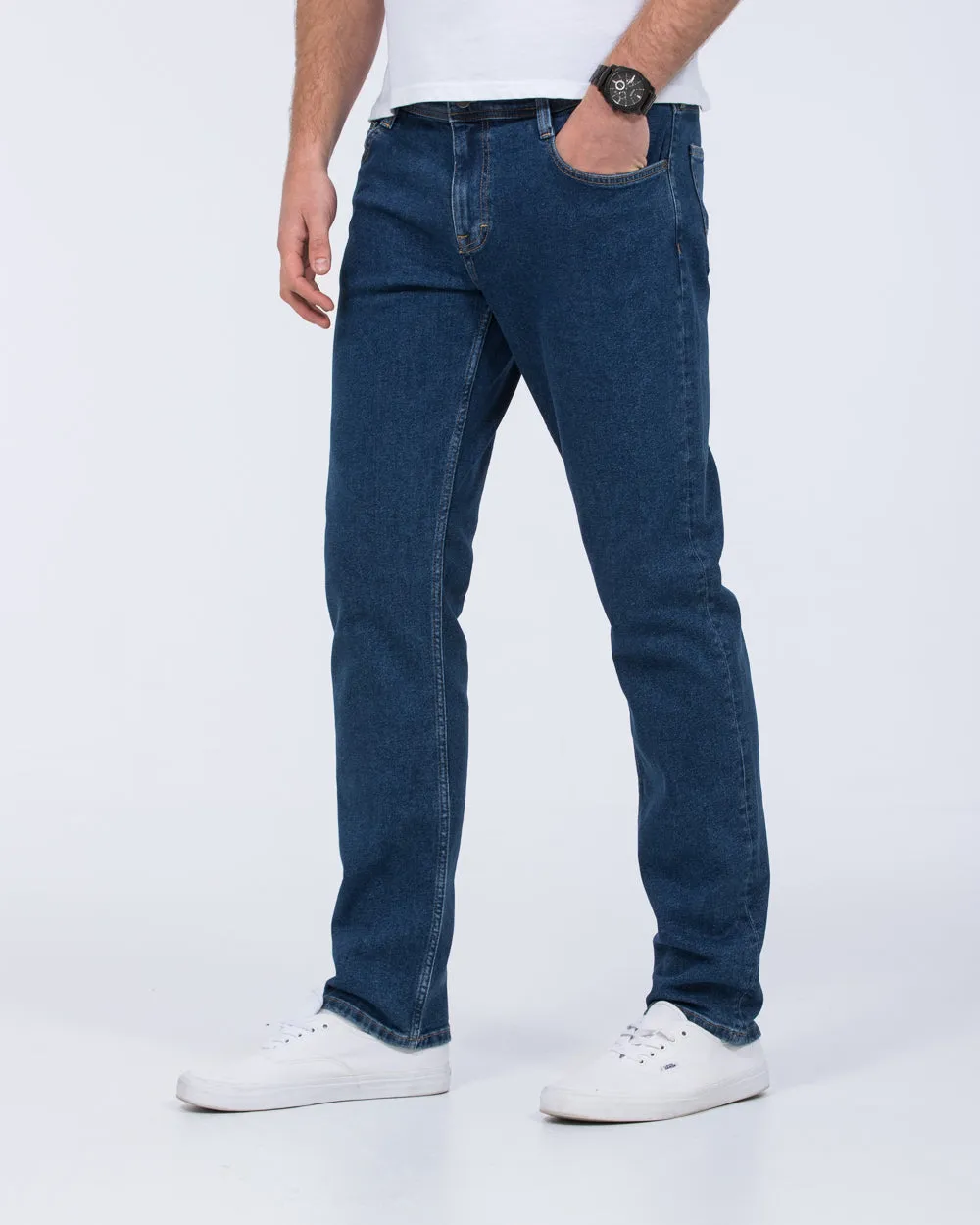 Mustang Denver Straight Fit Tall Jeans (stonewash) warm comfort