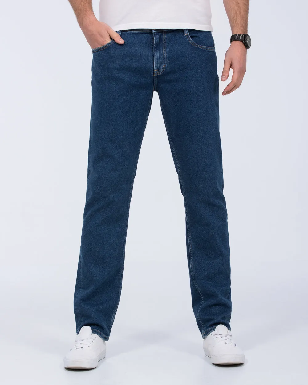 Mustang Denver Straight Fit Tall Jeans (stonewash) summer cool