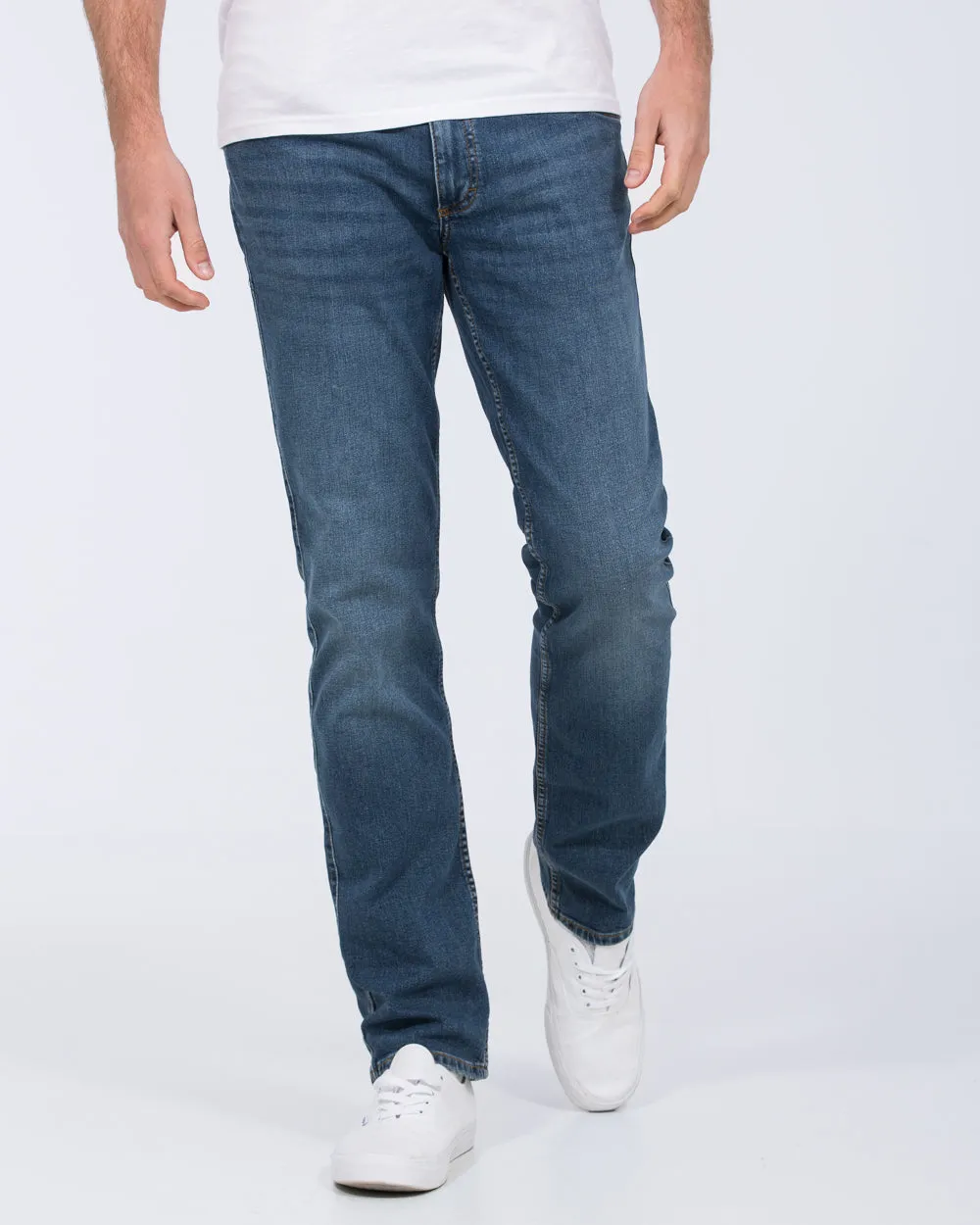Mustang Tramper Straight Fit Tall Jeans (mid wash) quality living