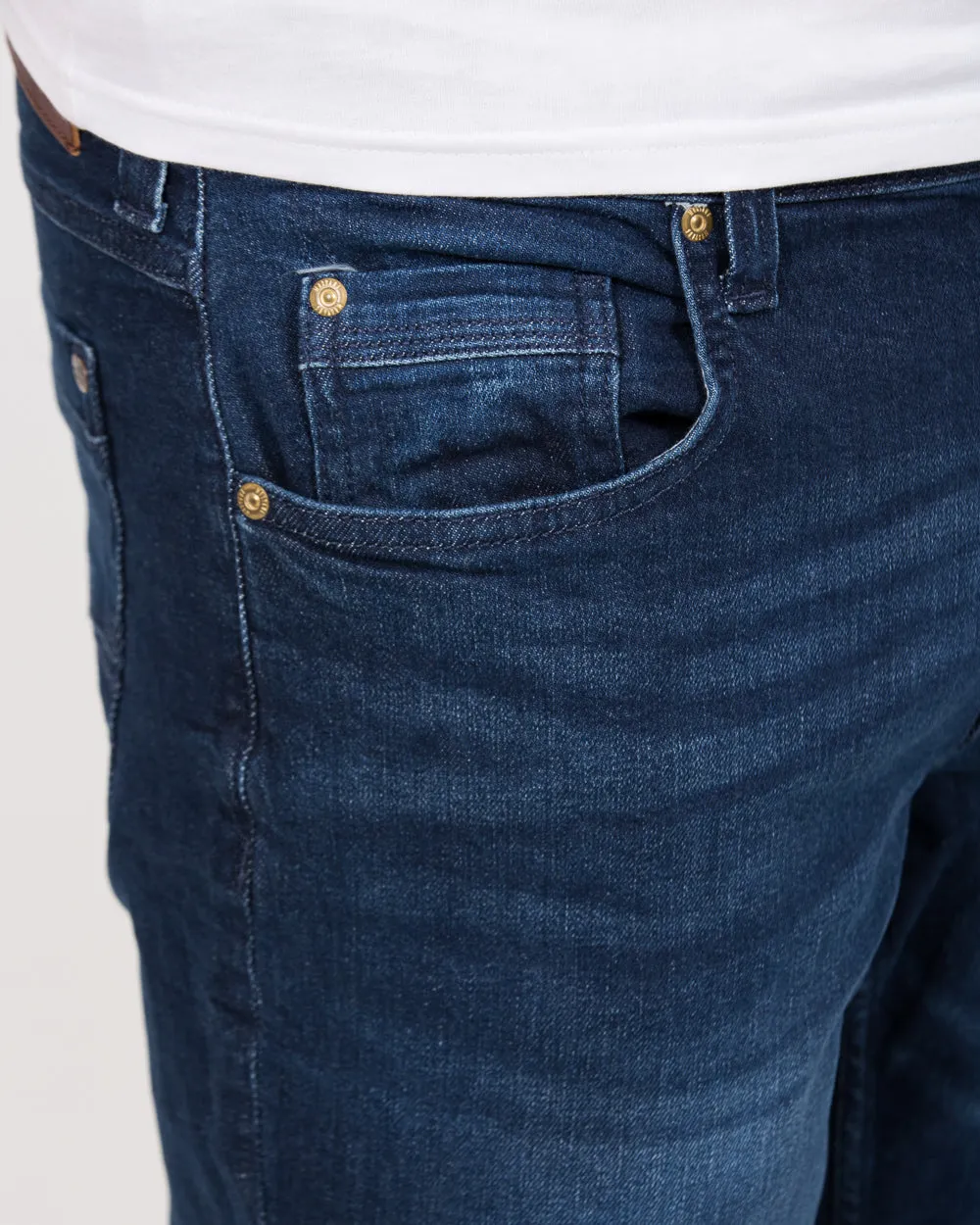 Mustang Washington Straight Fit Tall Jeans (dark denim) elegant slim