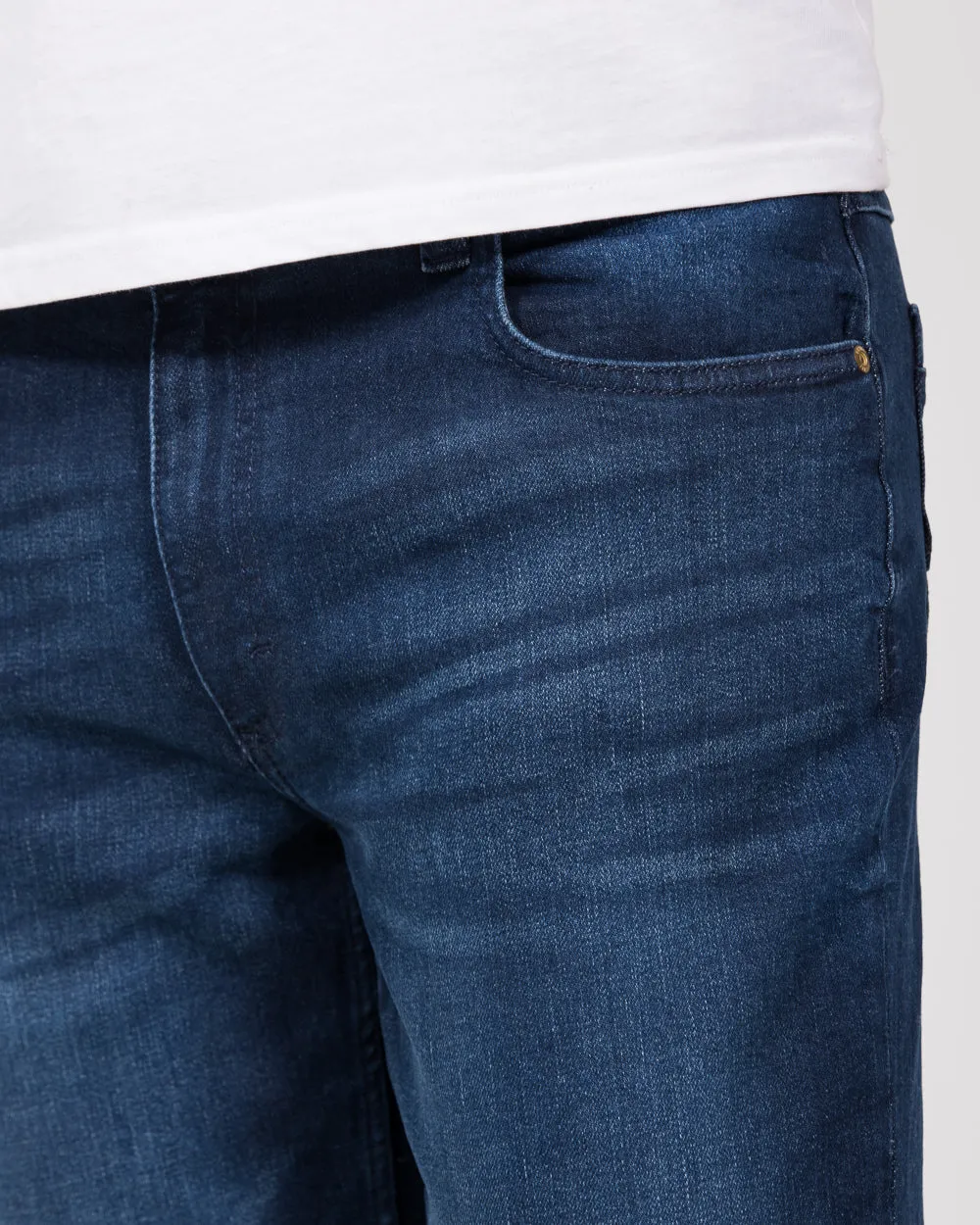 Mustang Washington Straight Fit Tall Jeans (dark denim) matte texture