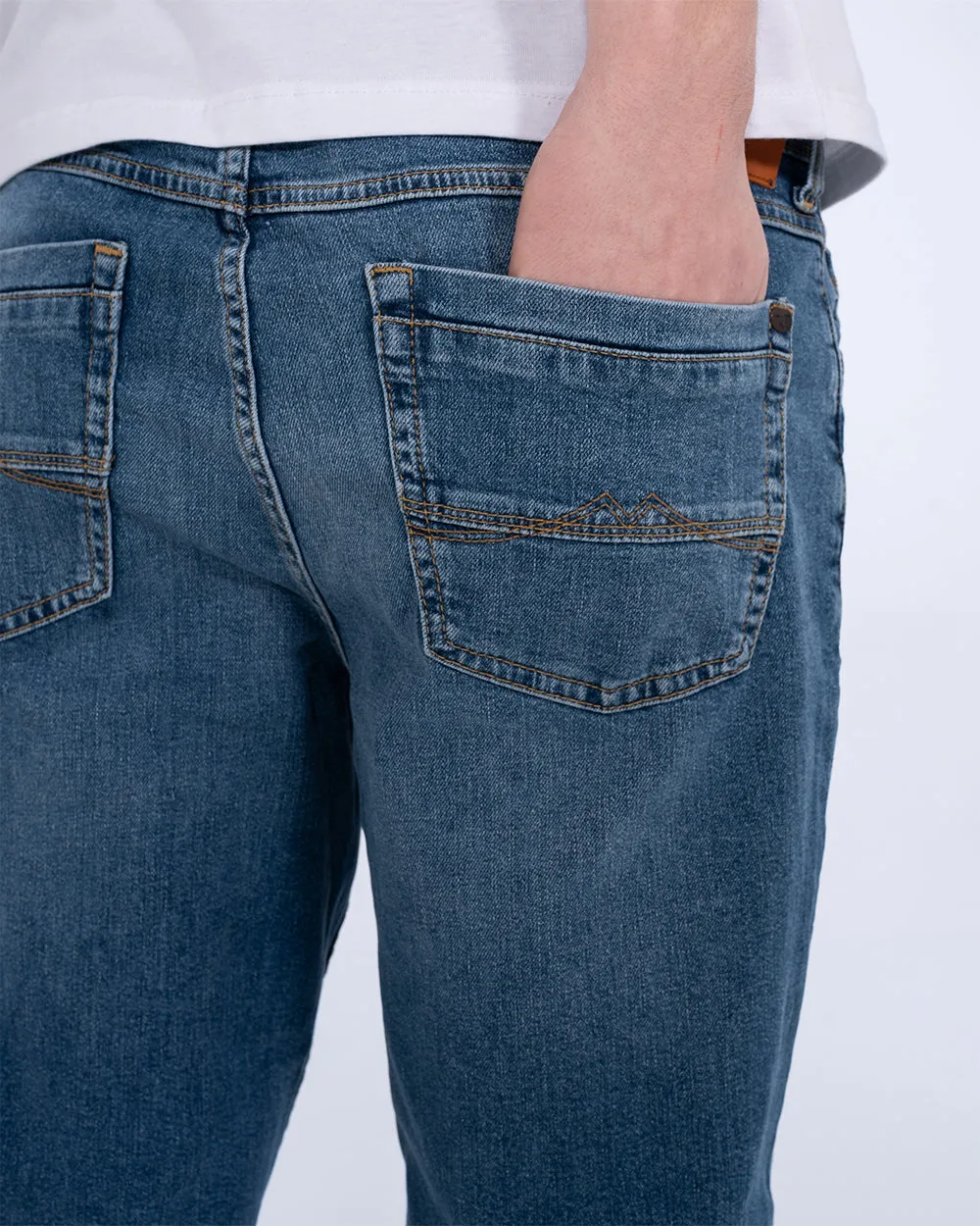 Mustang Washington Straight Fit Tall Jeans (mid wash) multi occasion