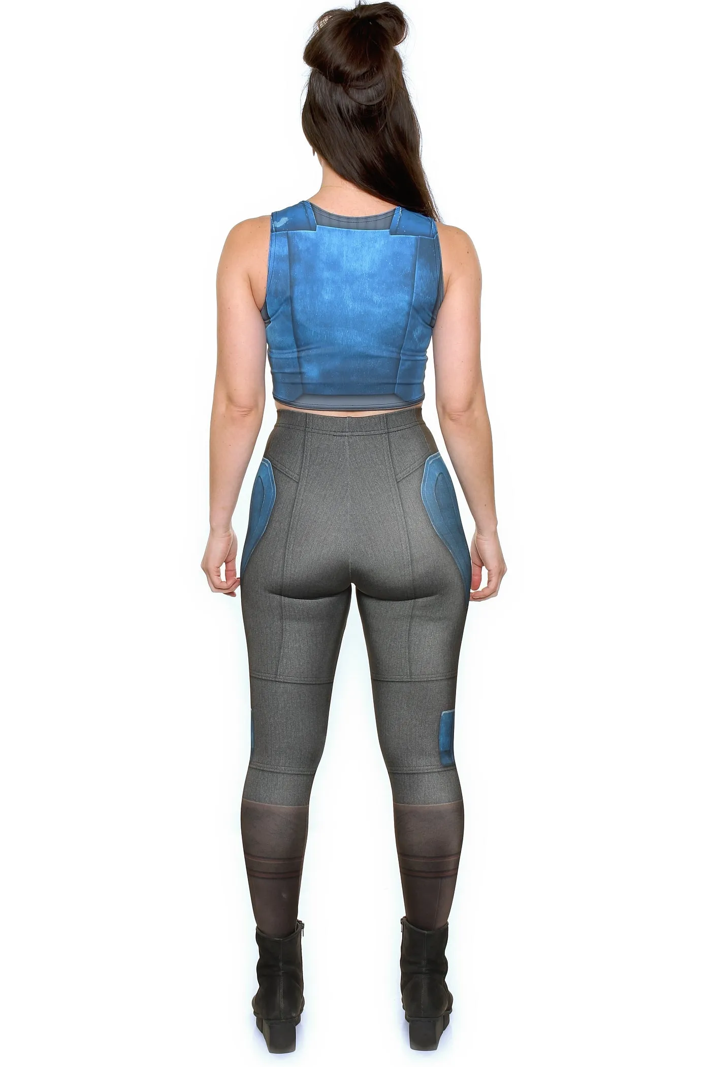Nighthawk Blue Leggings mid rise