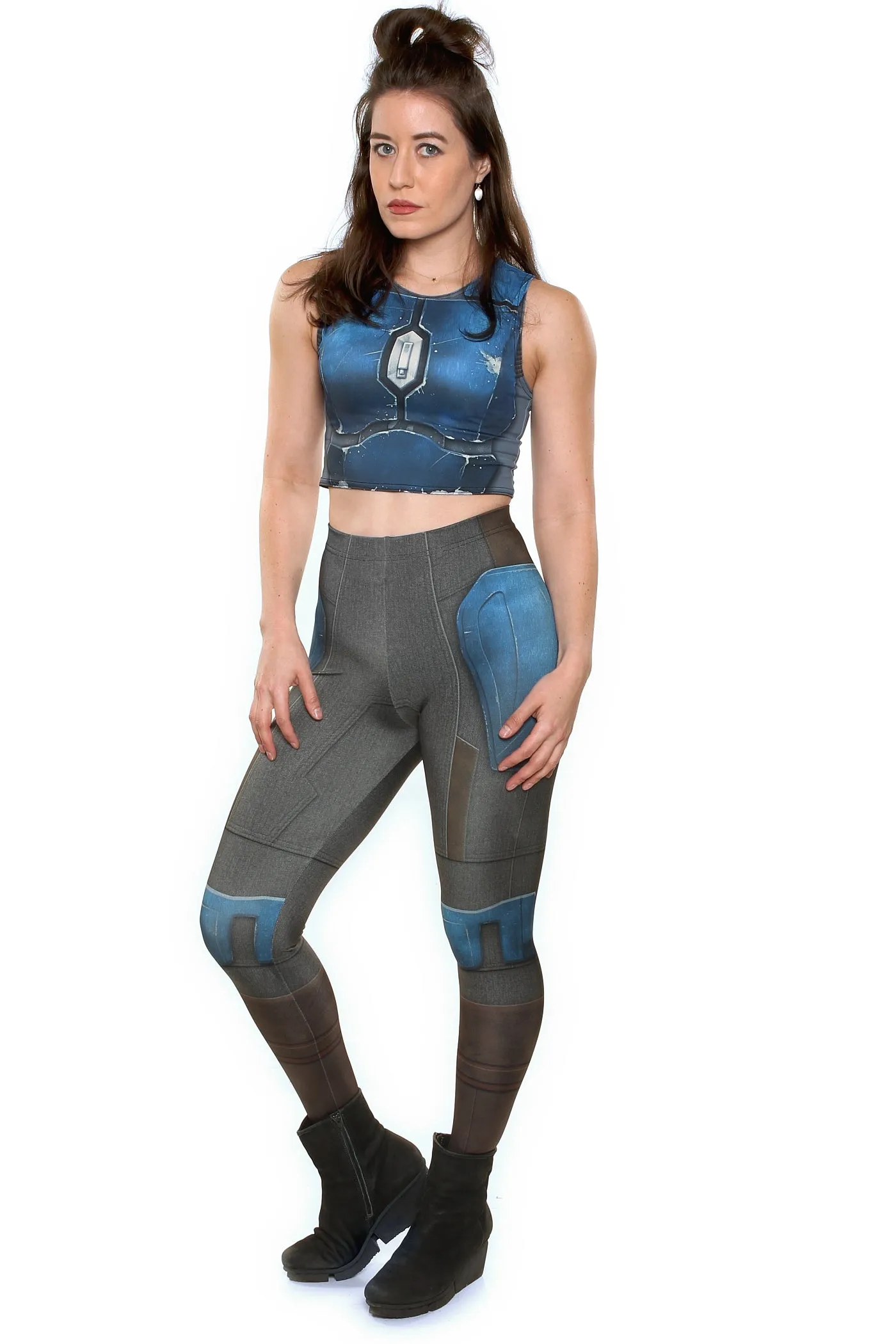 Nighthawk Blue Leggings fashion trend