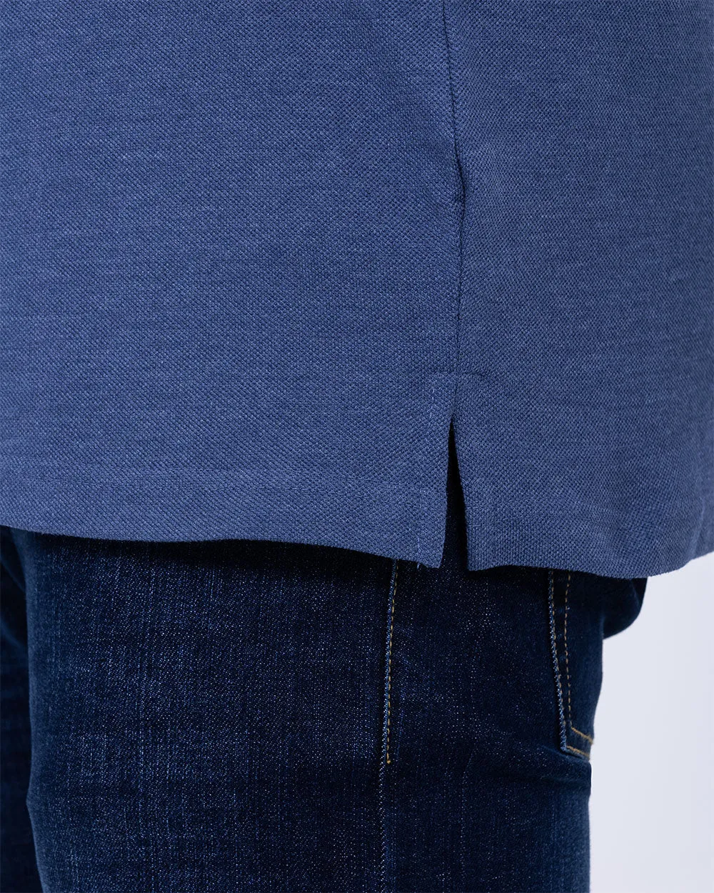 North 56 Regular Fit Tall Polo Shirt (blue melange) after work