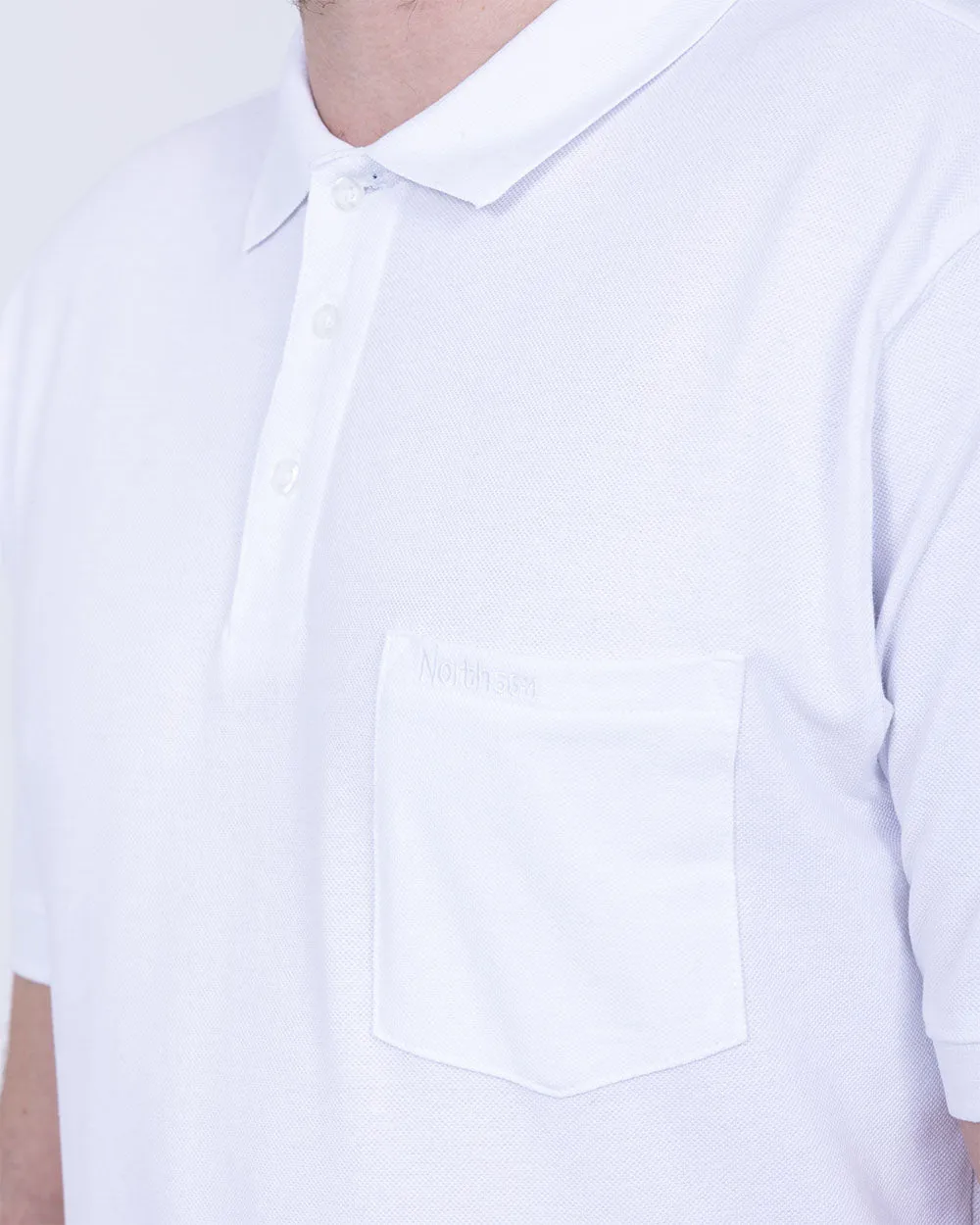 North 56 Regular Fit Tall Polo Shirt (white) relaxed ease