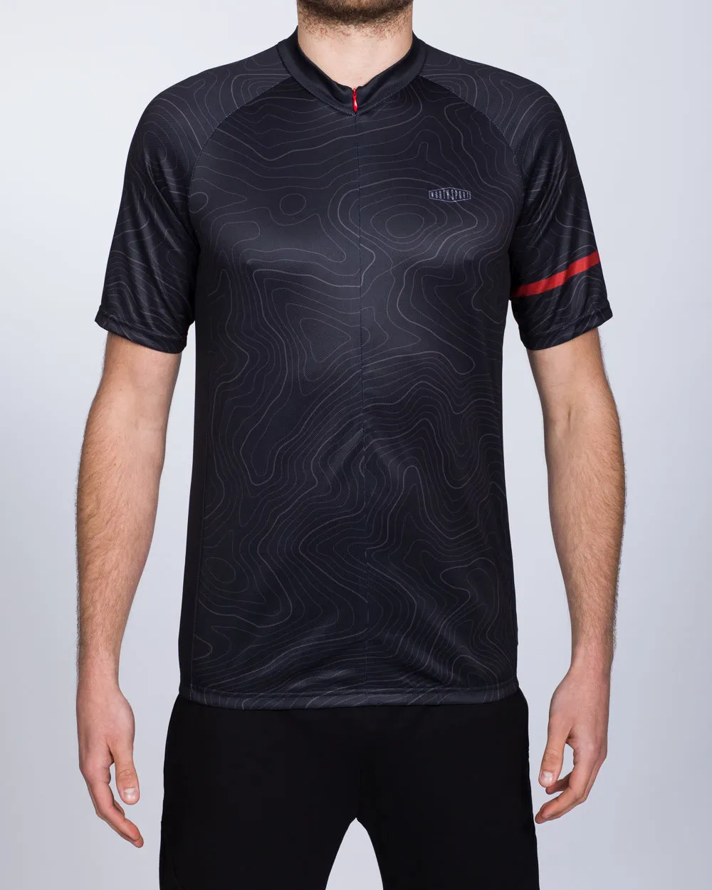 North 56 Tall Cycling Top (black/red) urban style