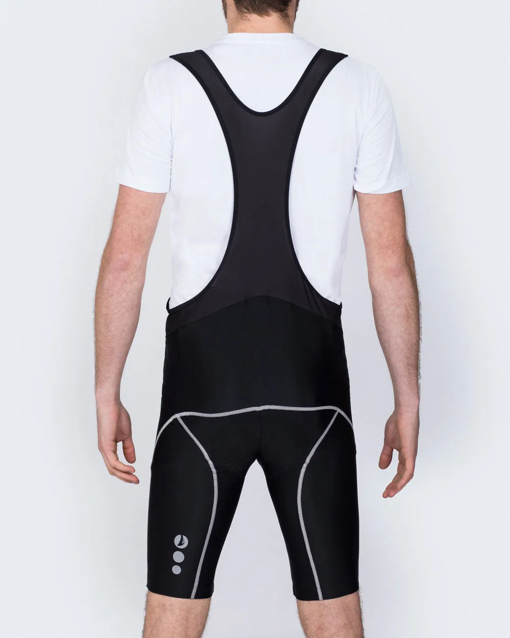 North 56 Tall Mens Cycling Bib Shorts (black) easy match