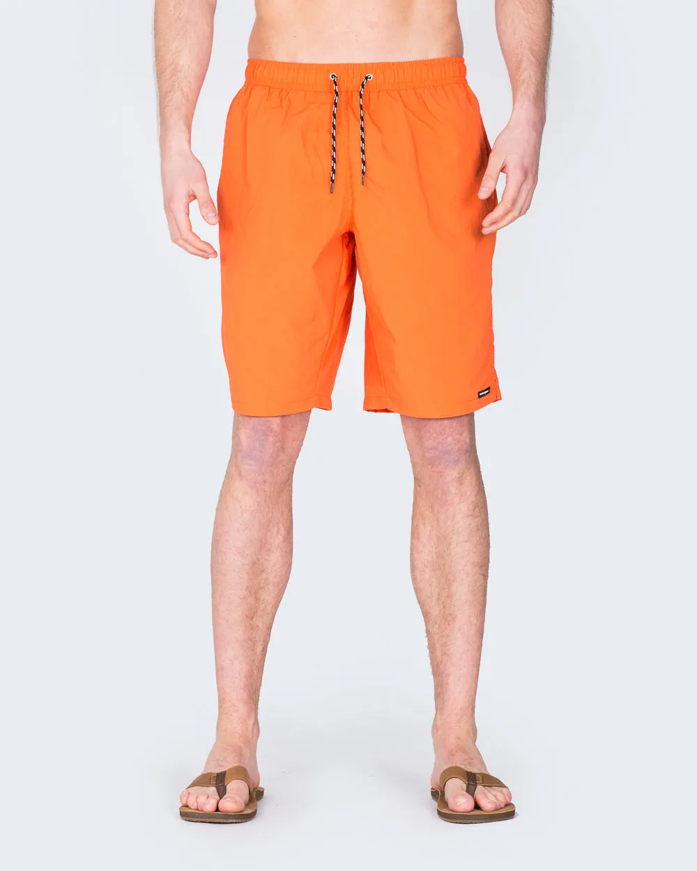 North 56 Tall Swim Shorts (orange) casual vibe