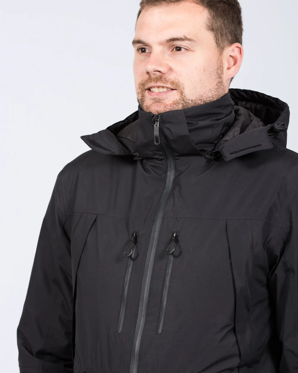 North 56 Tech Air Tall Waterproof Ski Jacket (black) comfort stretch coat