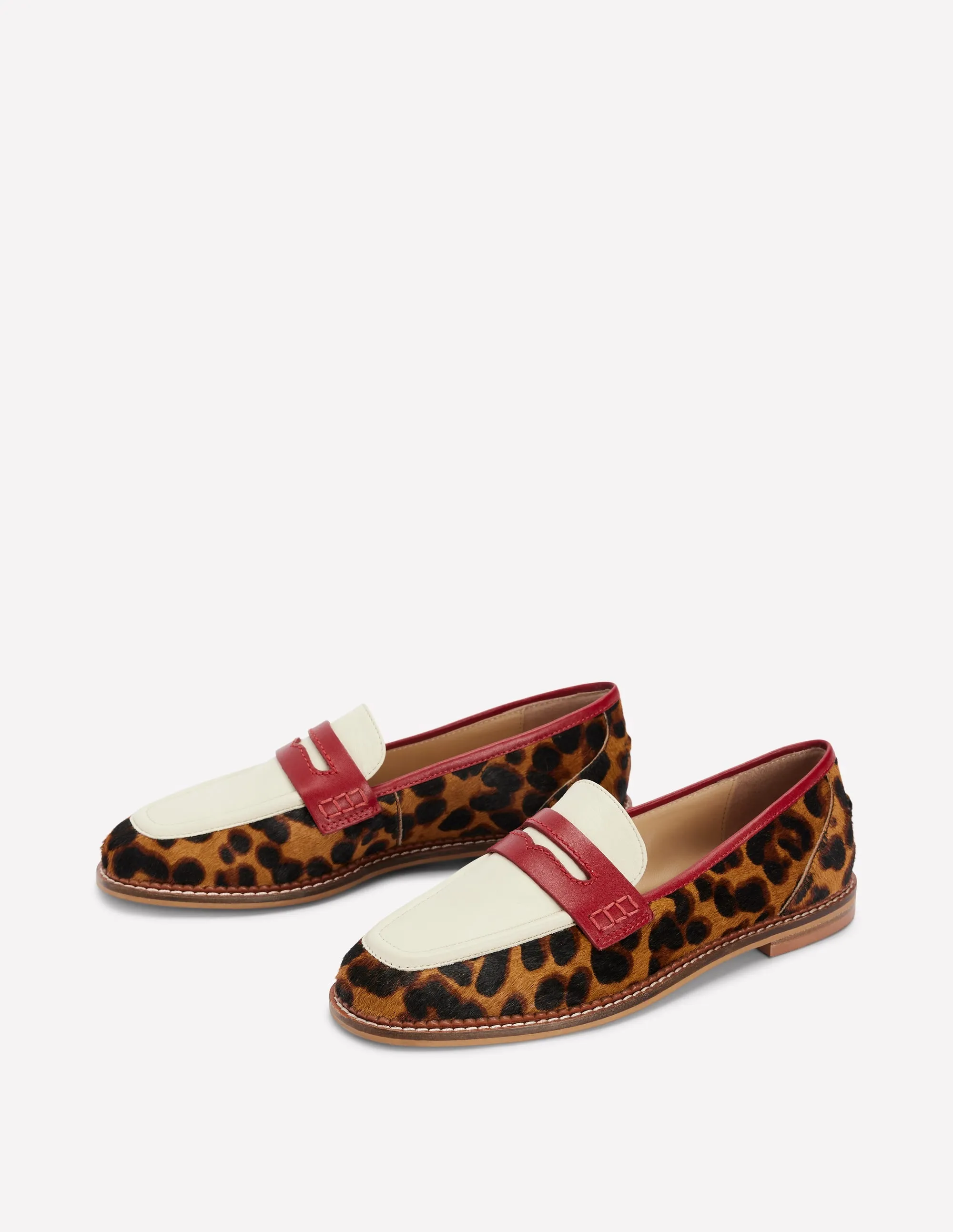 Nya Penny Loafers-Leopard Colourblock multi occasion