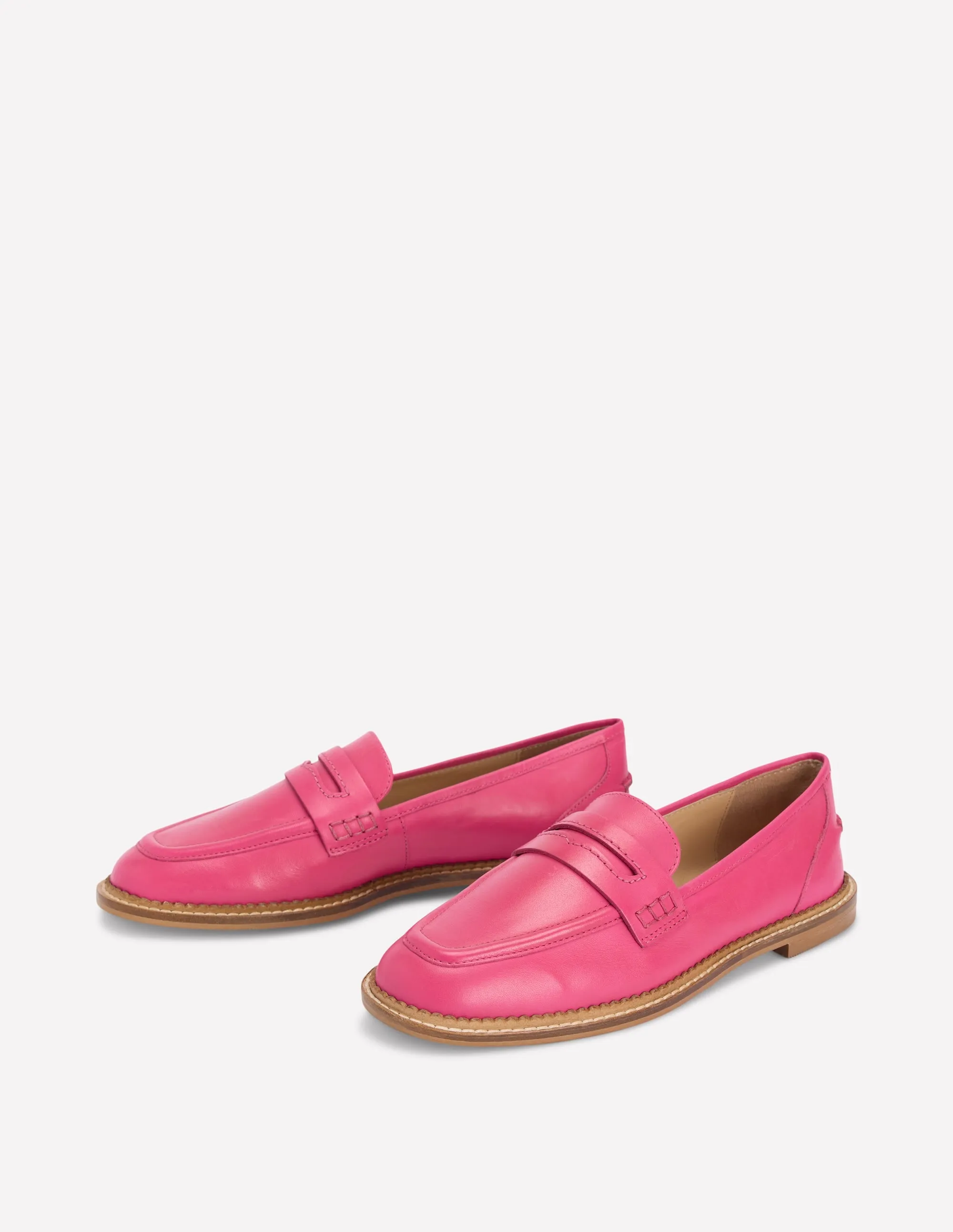 Nya Penny Loafers-Pink colorful design