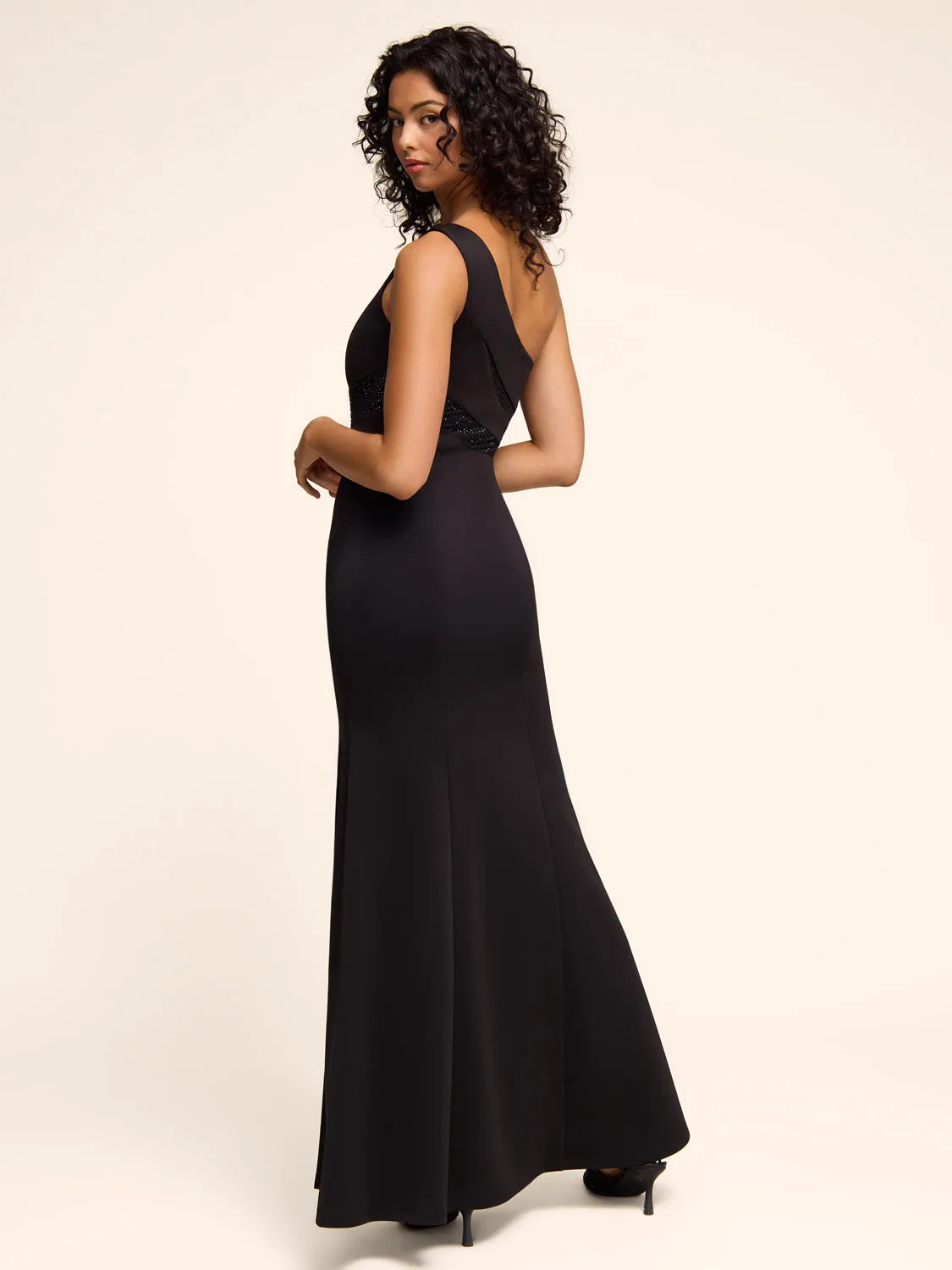 One-Shoulder Gown prom dress