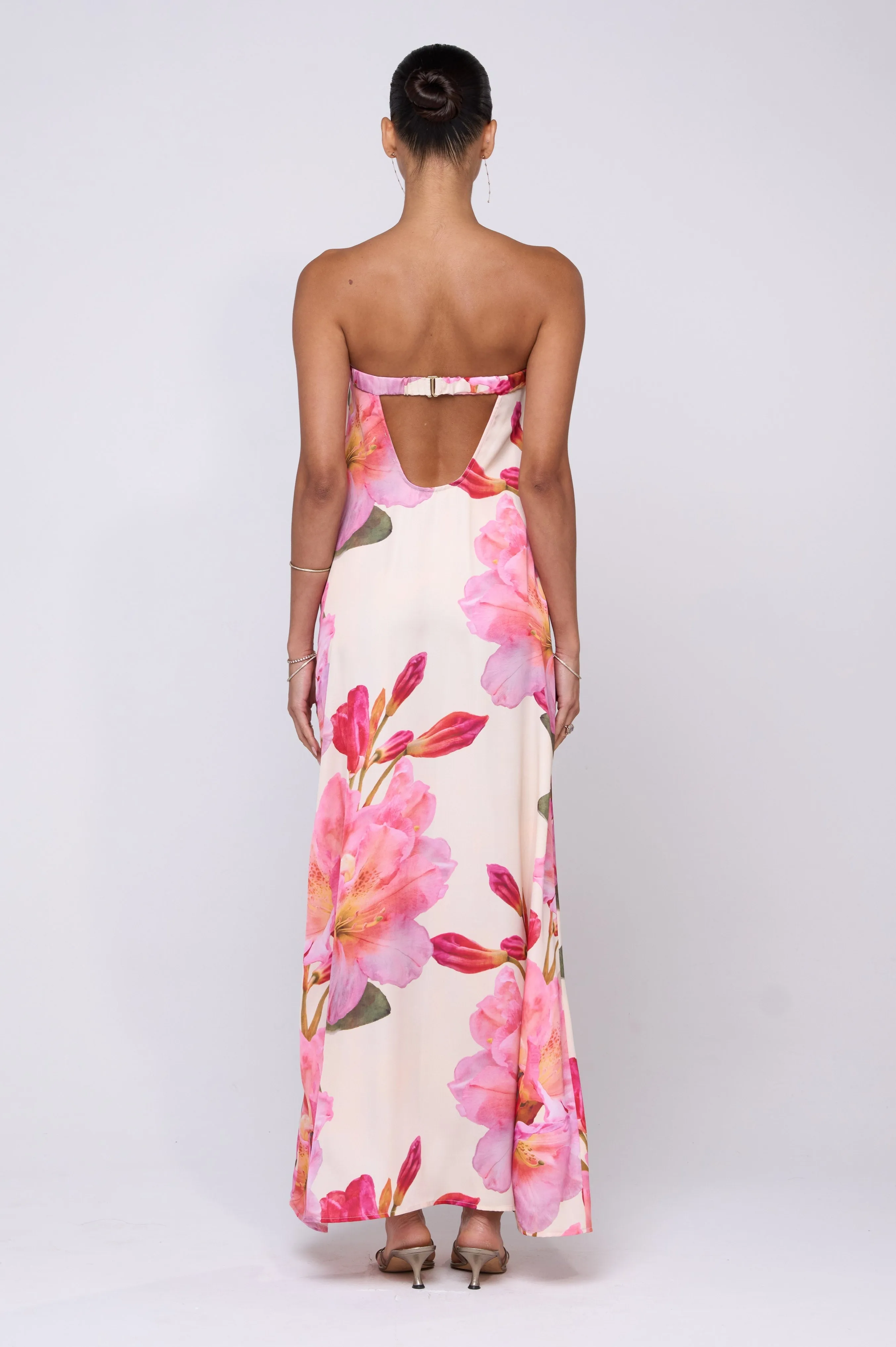 Ophelia Maxi Dress in Lily sunset glow