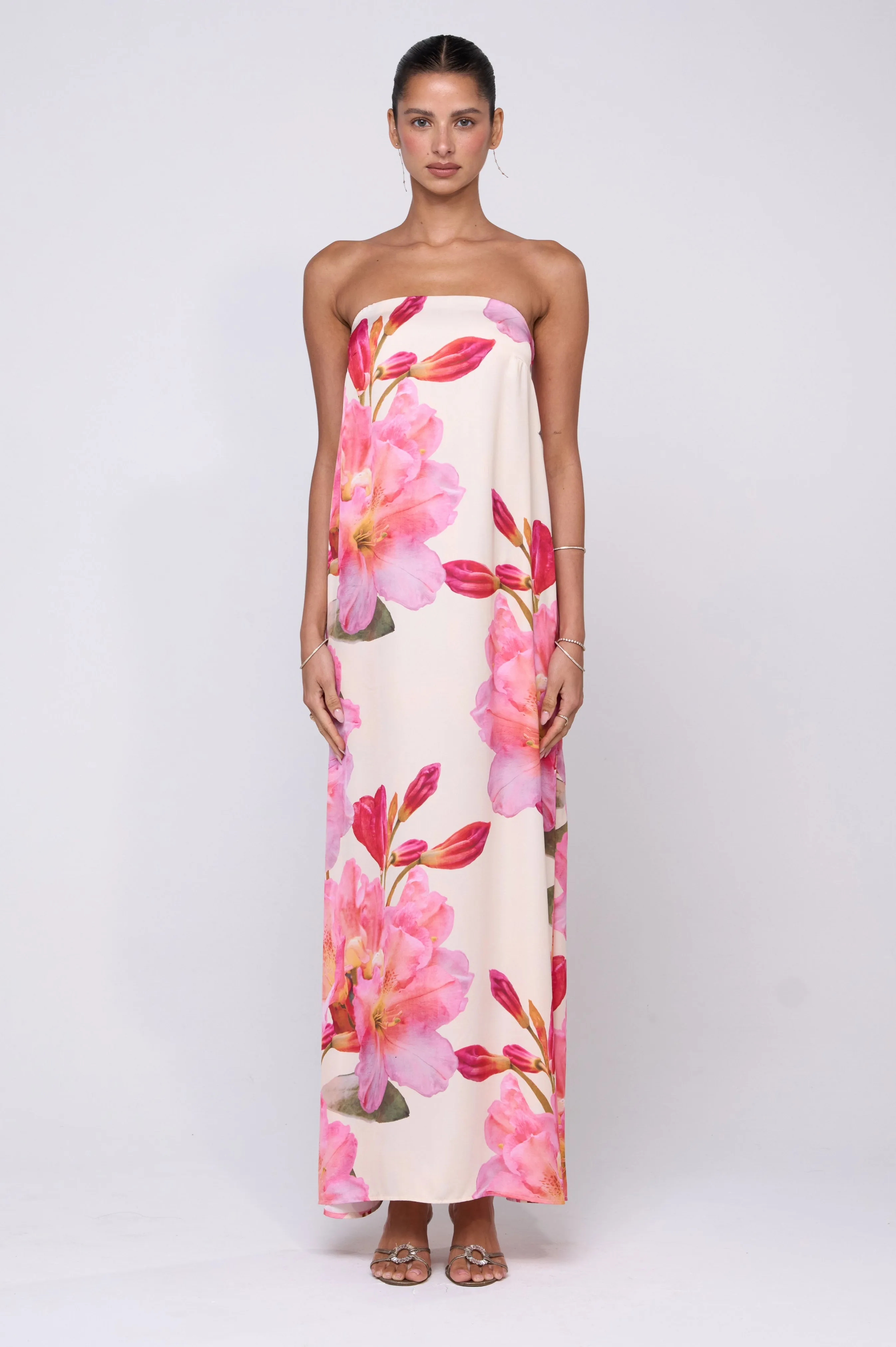 Ophelia Maxi Dress in Lily sophisticated style