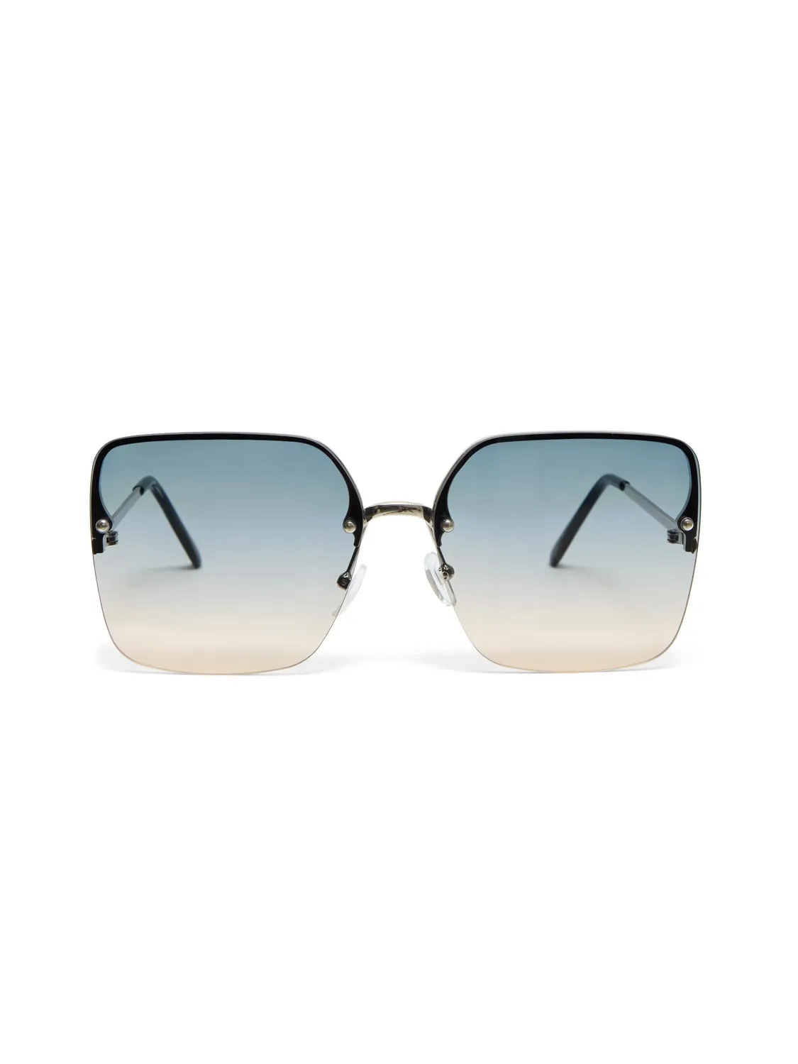 Oversized Translucent Blue Sunglasses sunny days