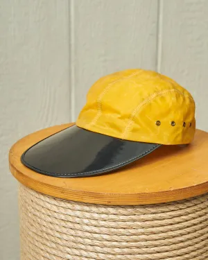 Oysterman in Yellow Waxed Canvas friendly look