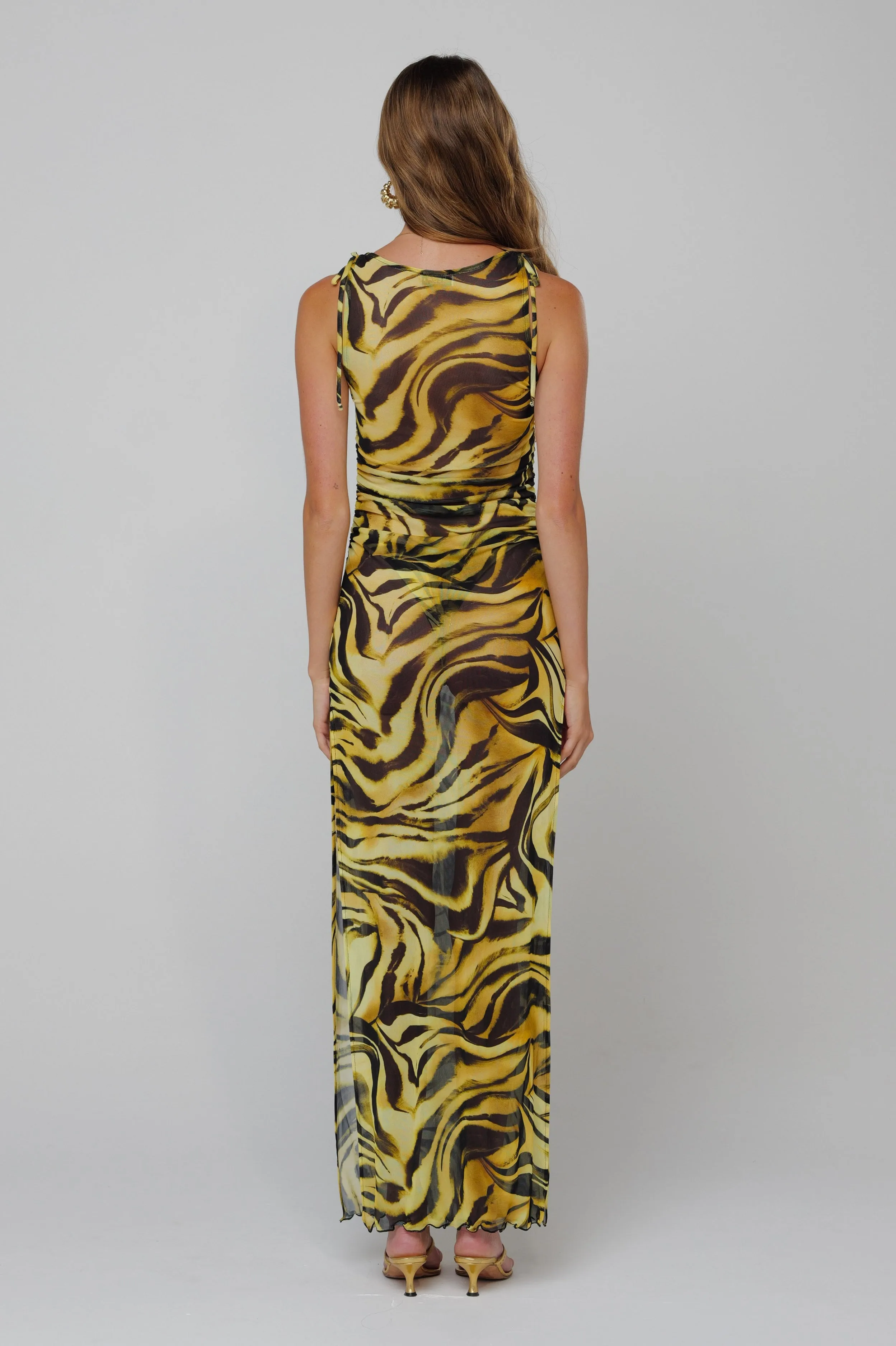 Paige Dress in Lioness fashion vitality