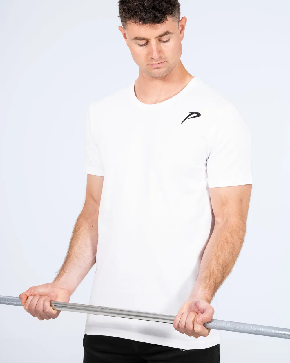 Parell Evolve Tall Embroidered T-Shirt (white) mood boost