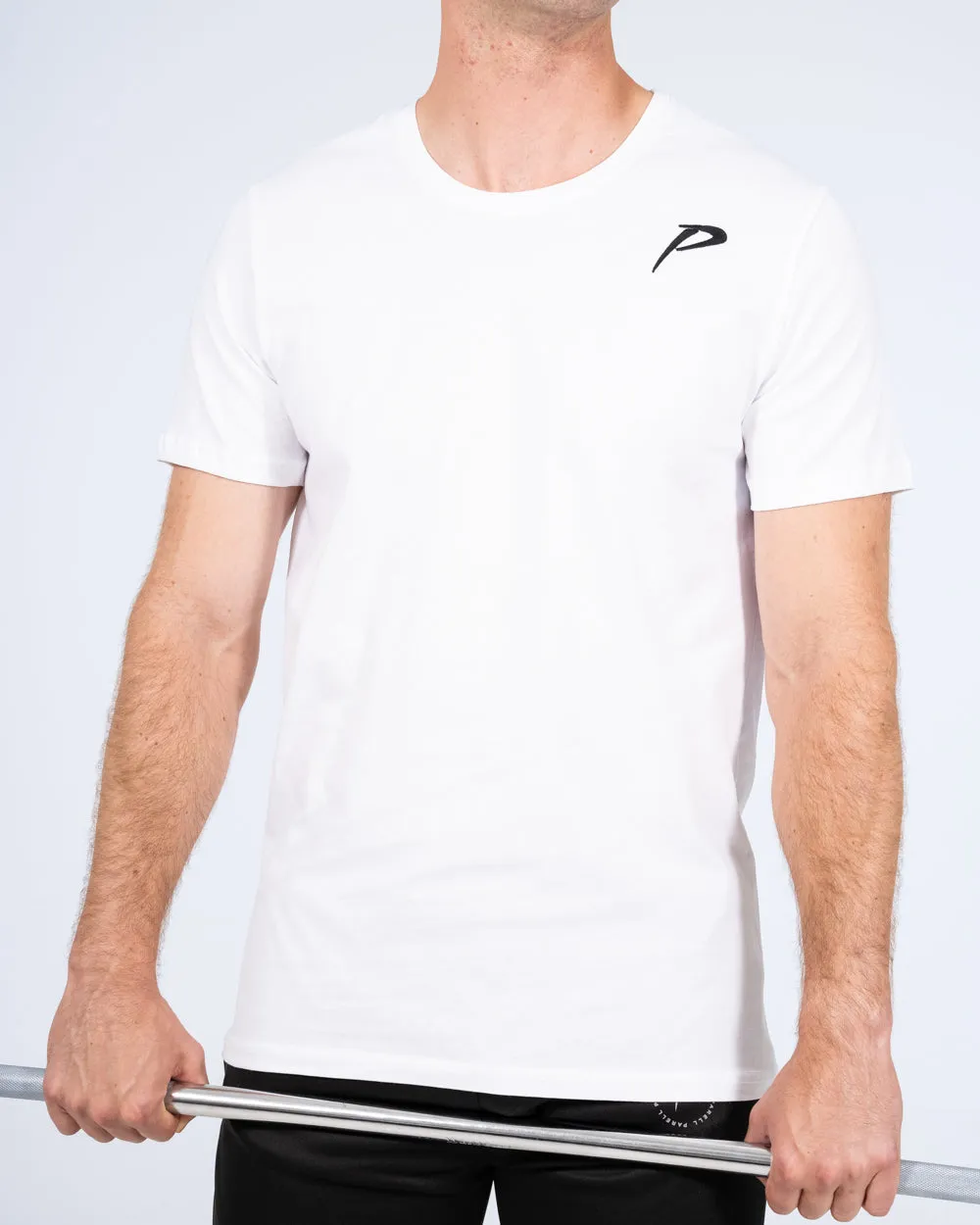 Parell Evolve Tall Embroidered T-Shirt (white) mood boost
