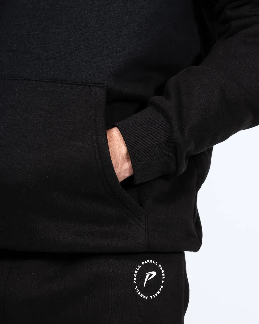 Parell Evolve Tall Oversized Pullover Hoodie (black) chilly day