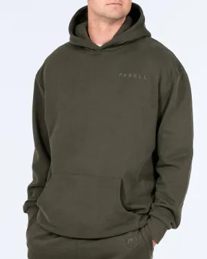 Parell Evolve Tall Oversized Pullover Hoodie (khaki) soft blend