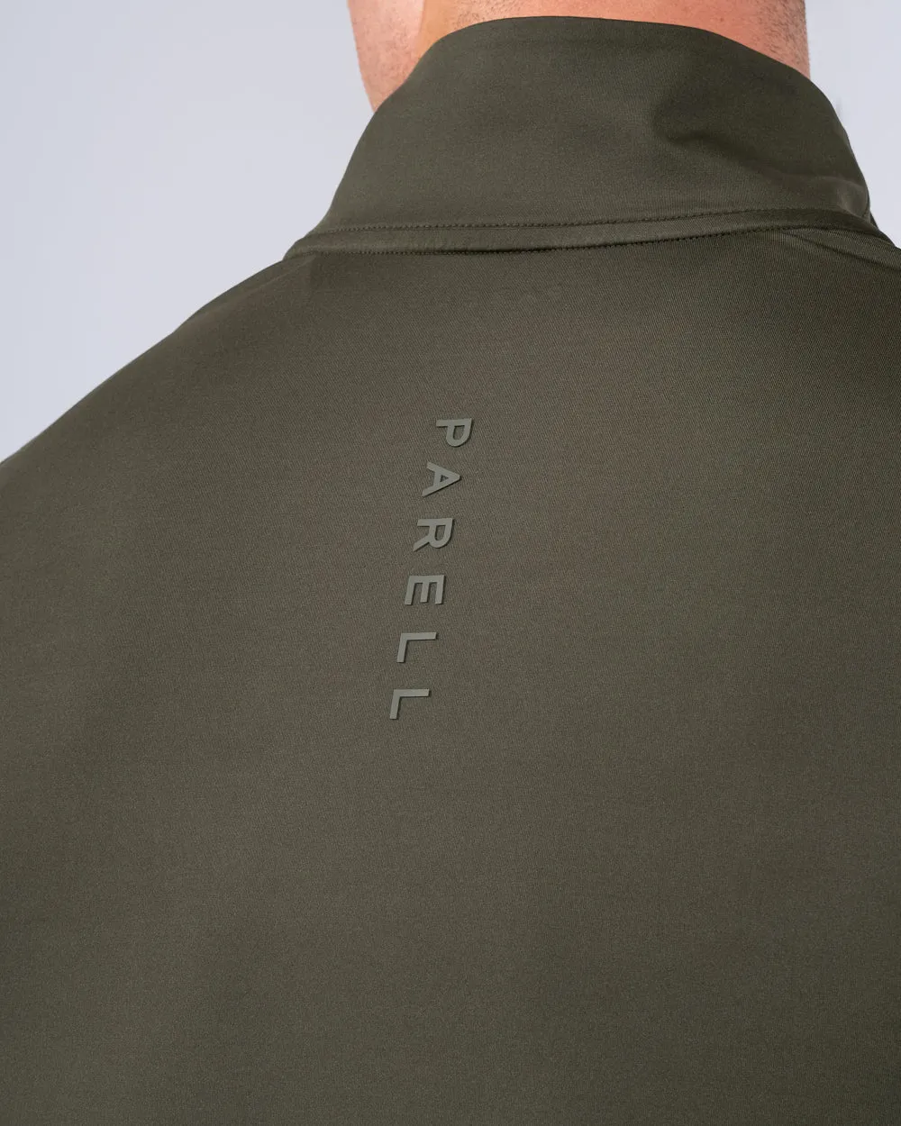 Parell Evolve Tall Quarter Zip Training Top (khaki) timeless fit