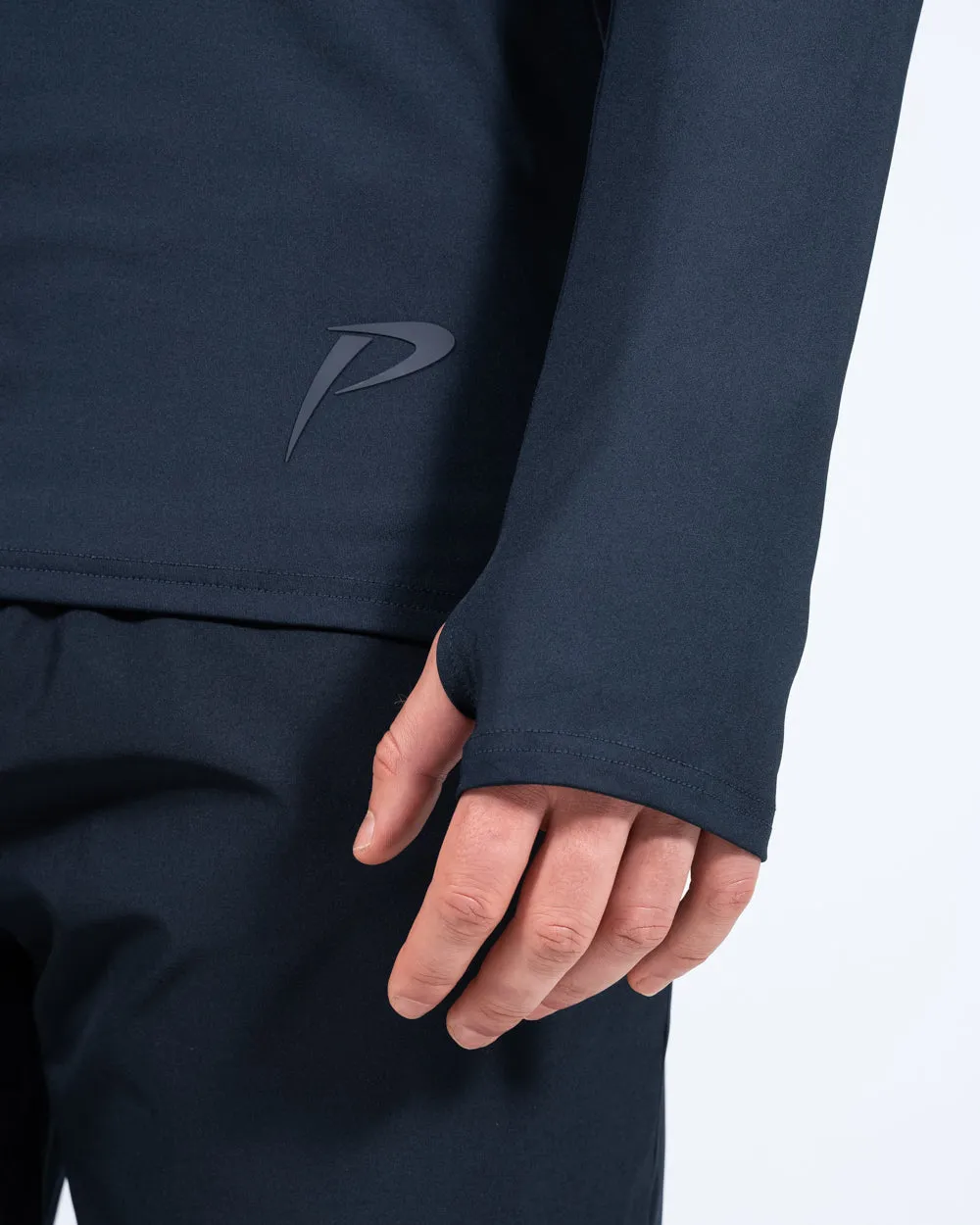 Parell Evolve Tall Quarter Zip Training Top (navy) soft mode