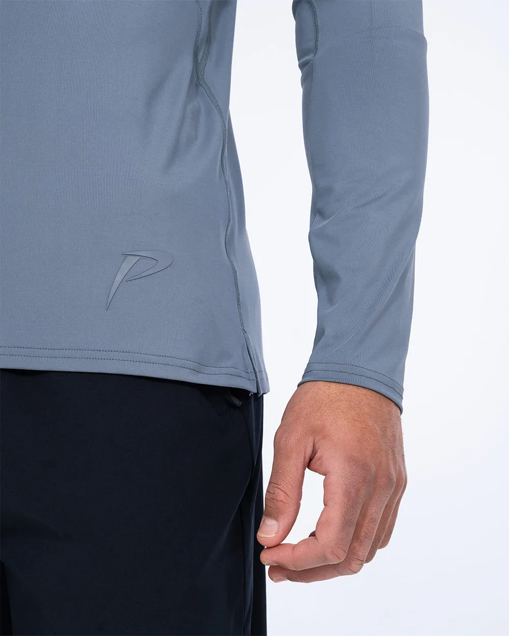 Parell Evolve Tall Quarter Zip Training Top (titanium blue) chill zone