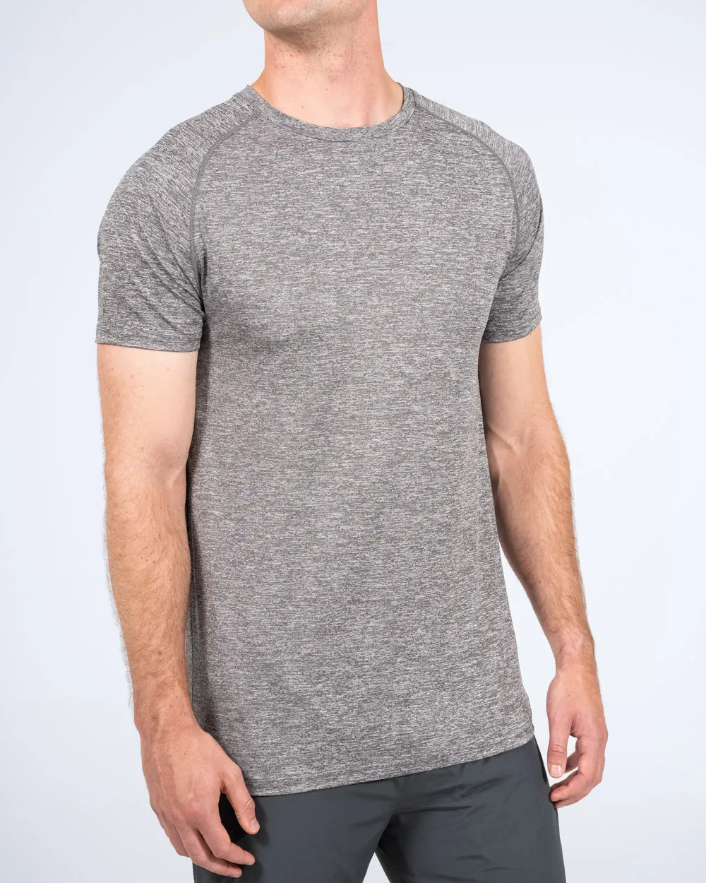 Parell Evolve Tall Spacedye Training Top (grey) color vibe