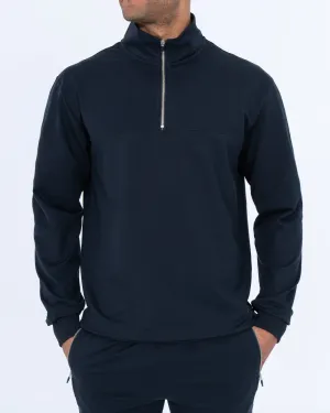 Parell Forge Tall Quarter Zip Training Top (navy) classic feel