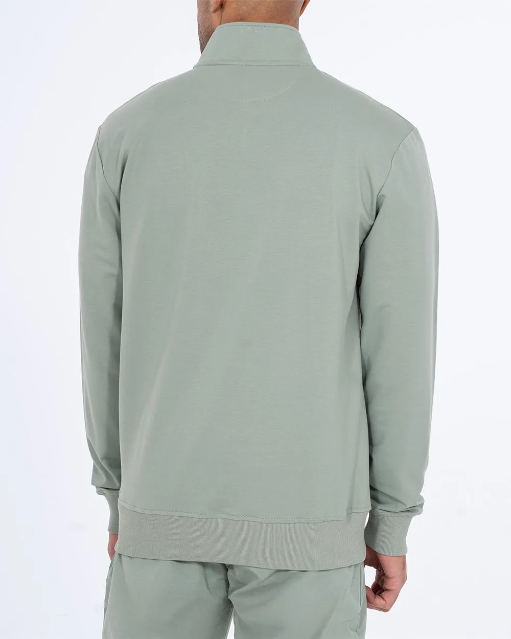 Parell Forge Tall Quarter Zip Training Top (sage) touch warmth