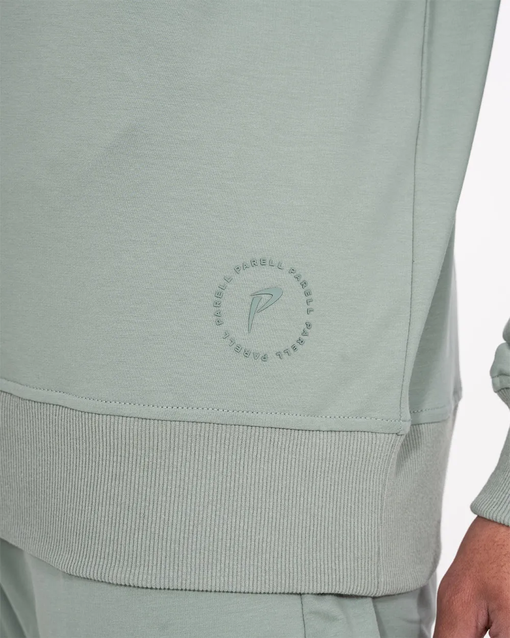 Parell Forge Tall Quarter Zip Training Top (sage) dinner vibe