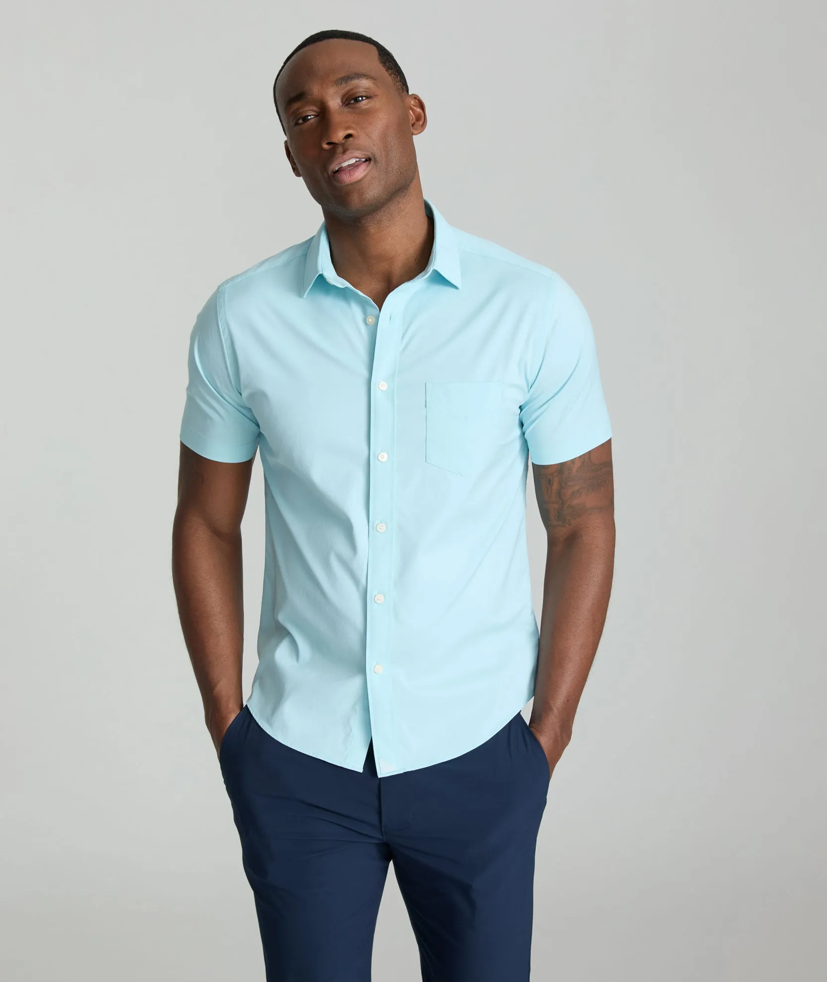 Performance Short-Sleeve Gironde Shirt Feel Sharp