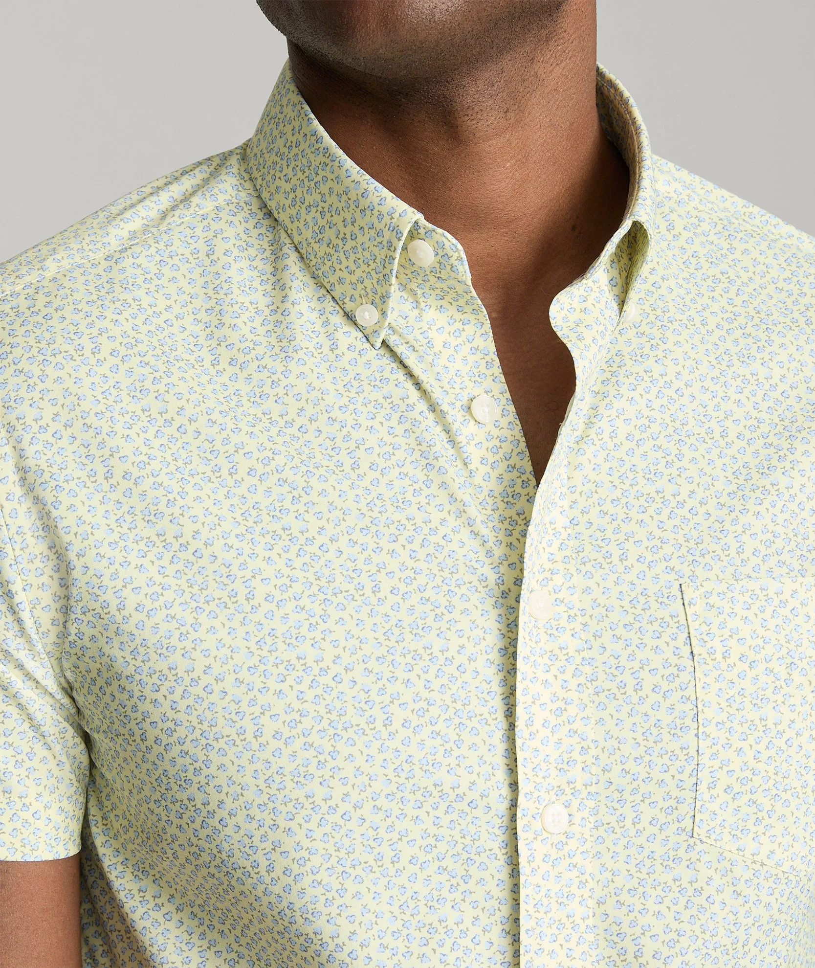 Performance Short-Sleeve Shirt With Pocket Work Balance