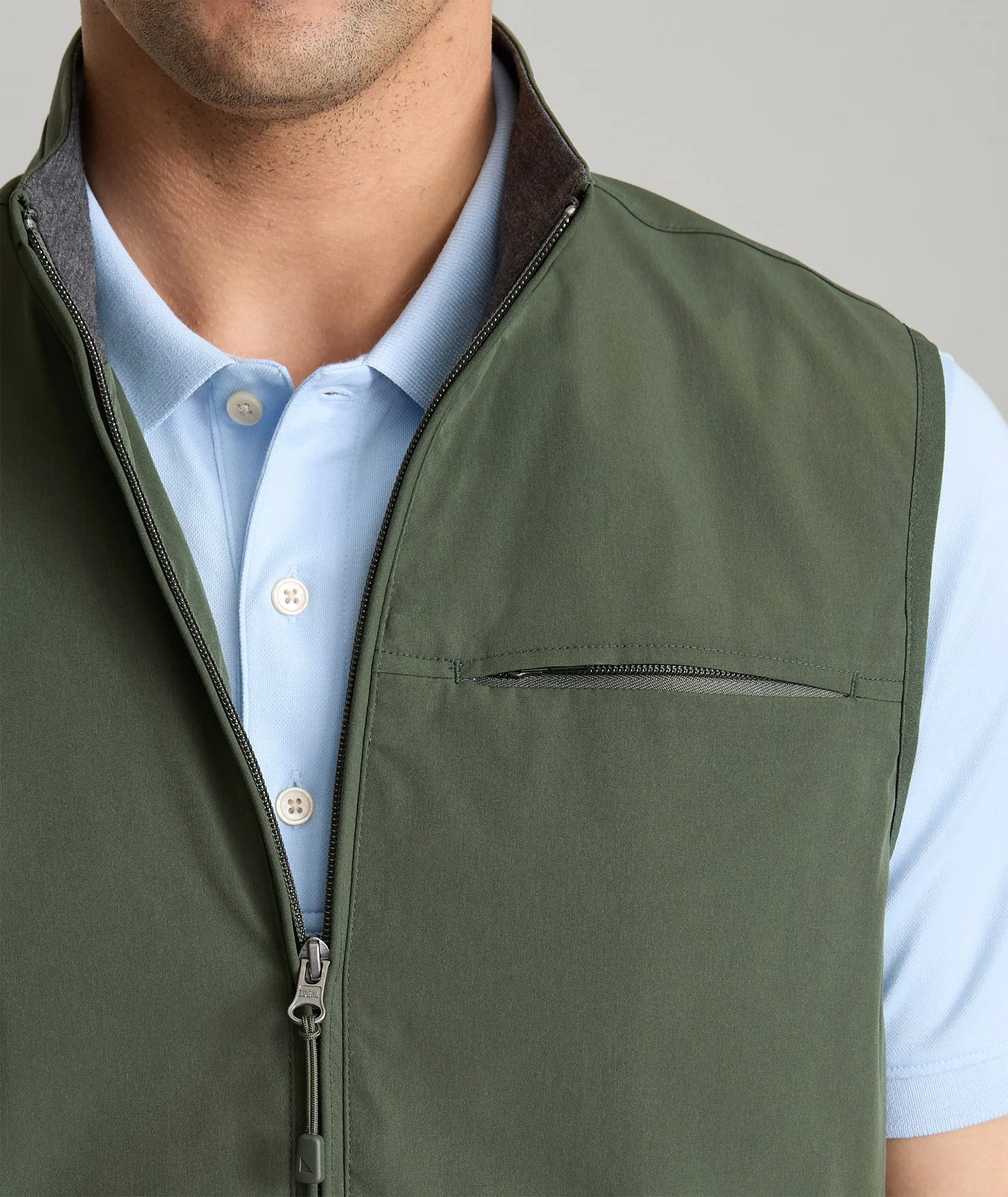 Performance Vest layered citywear