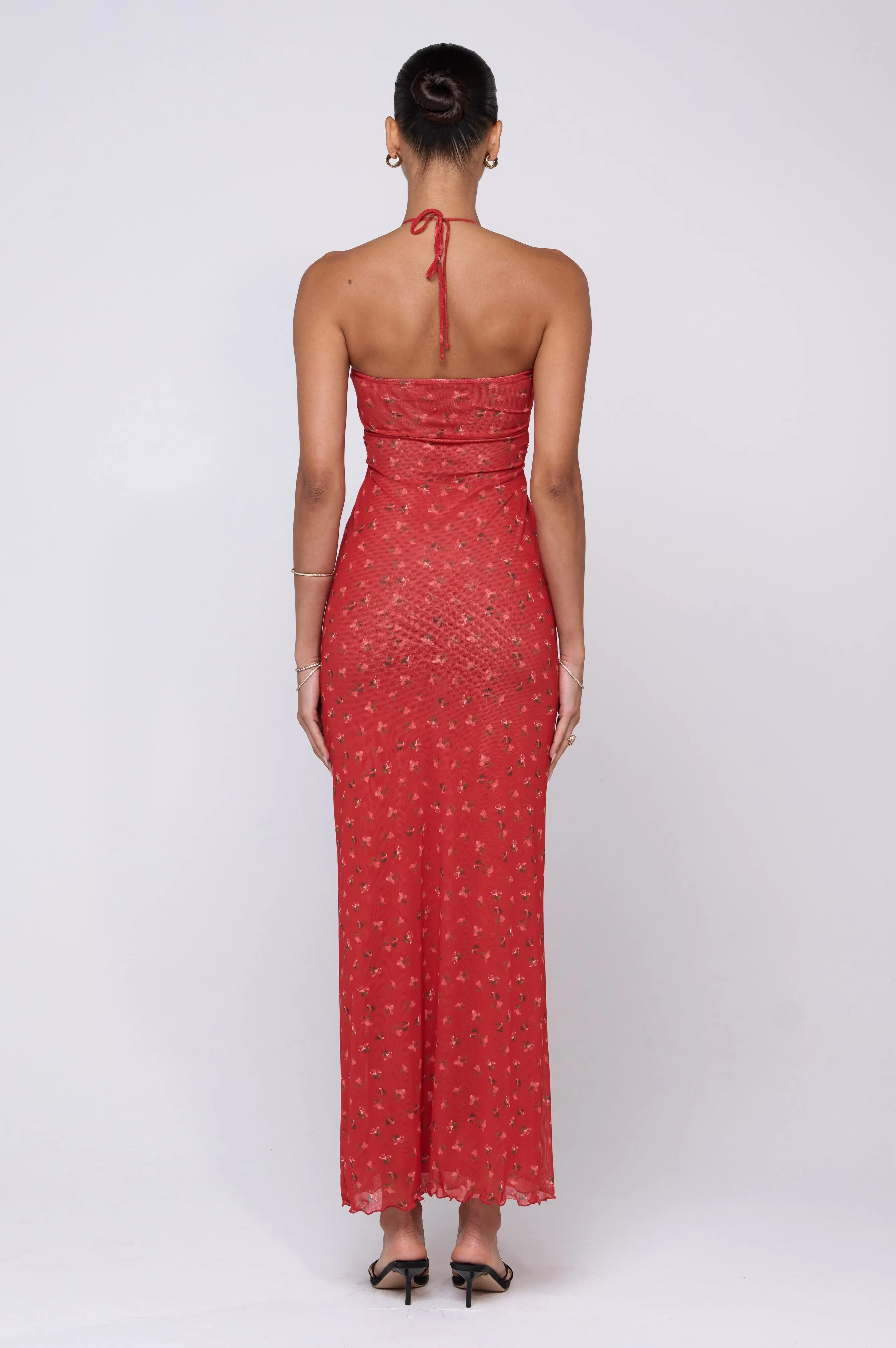 Phoebe Dress in Cayenne modern casual
