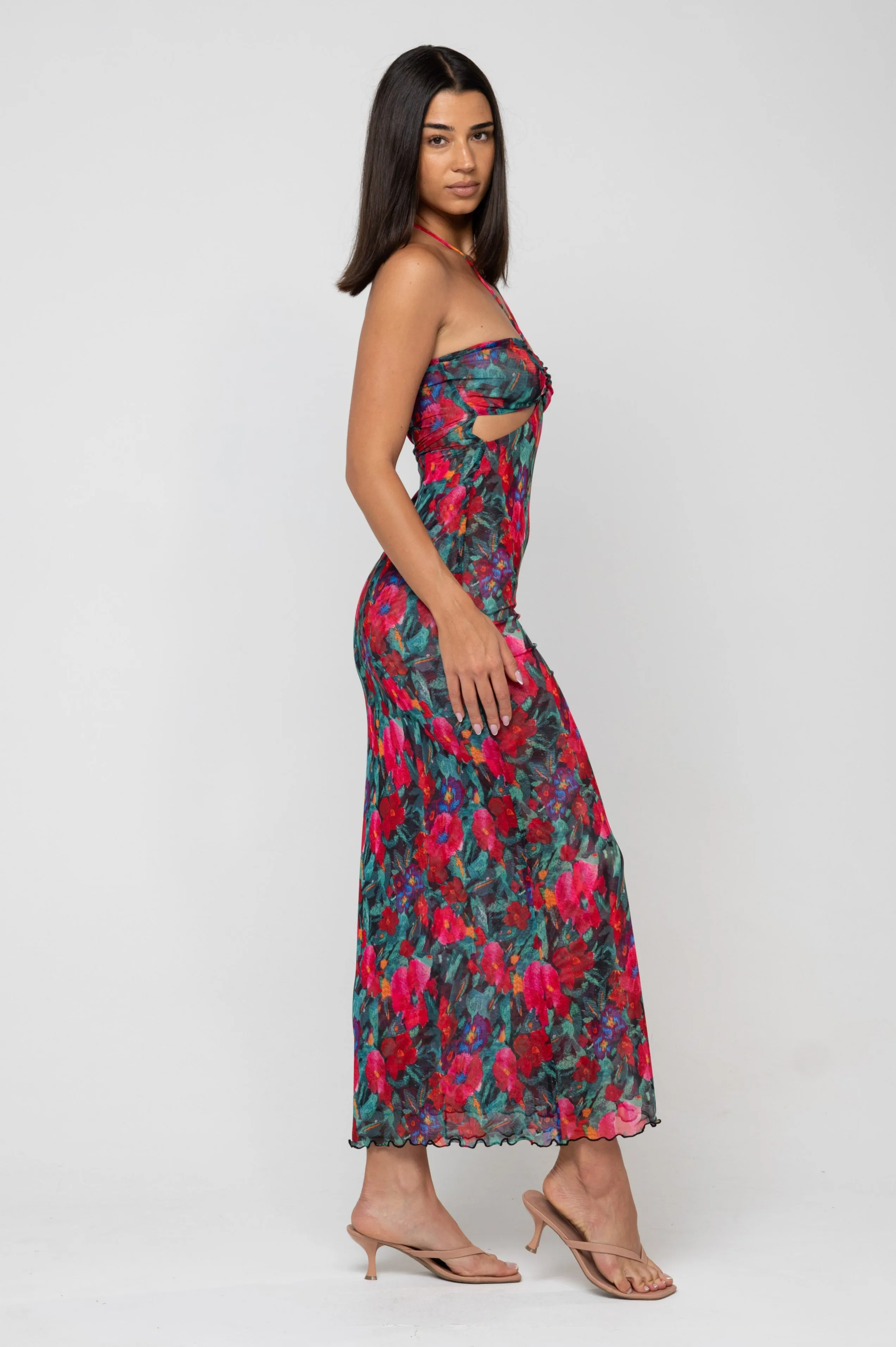 Phoebe Dress in Resort feminine warmth