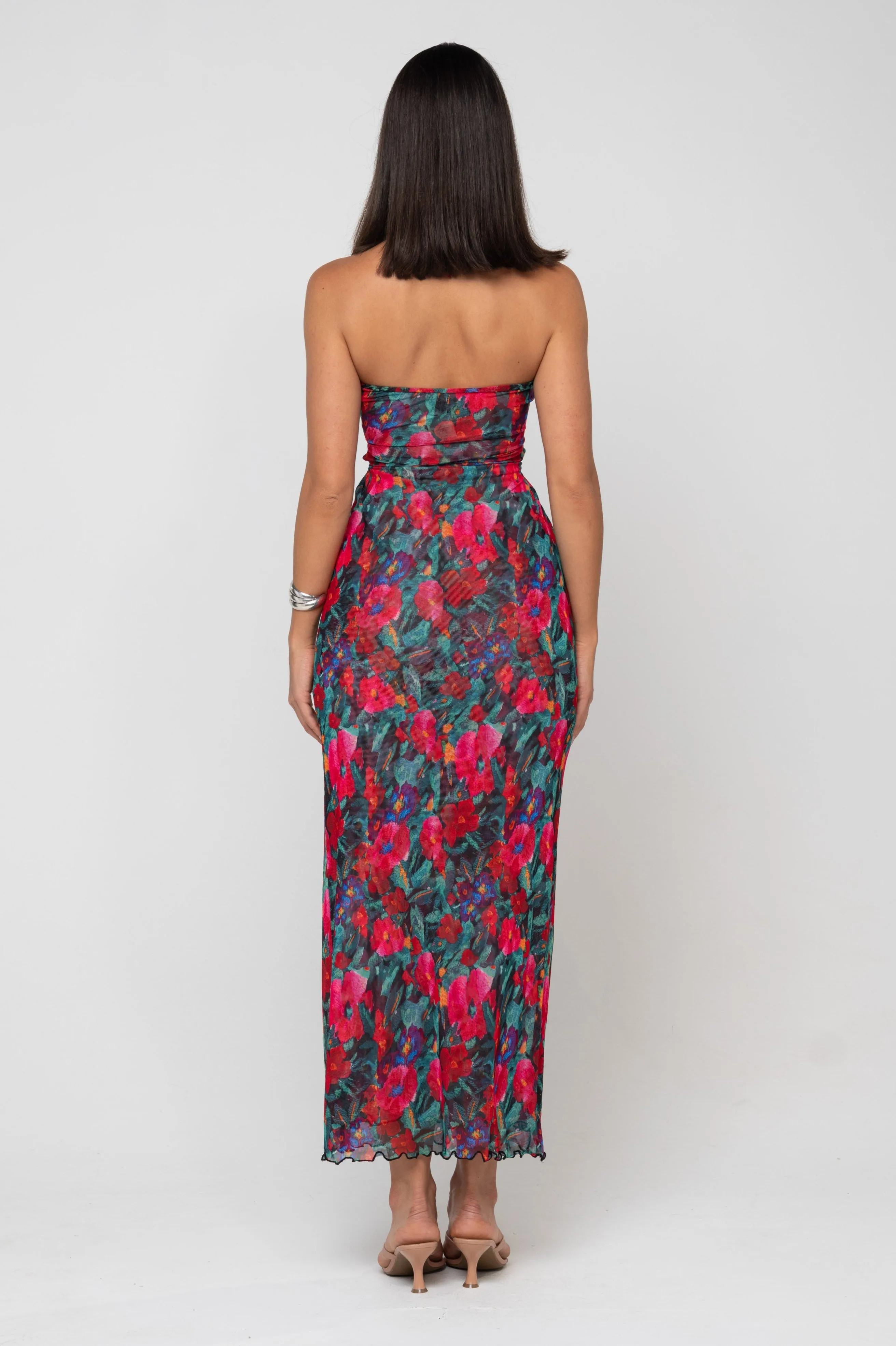 Phoebe Dress in Resort wrap style