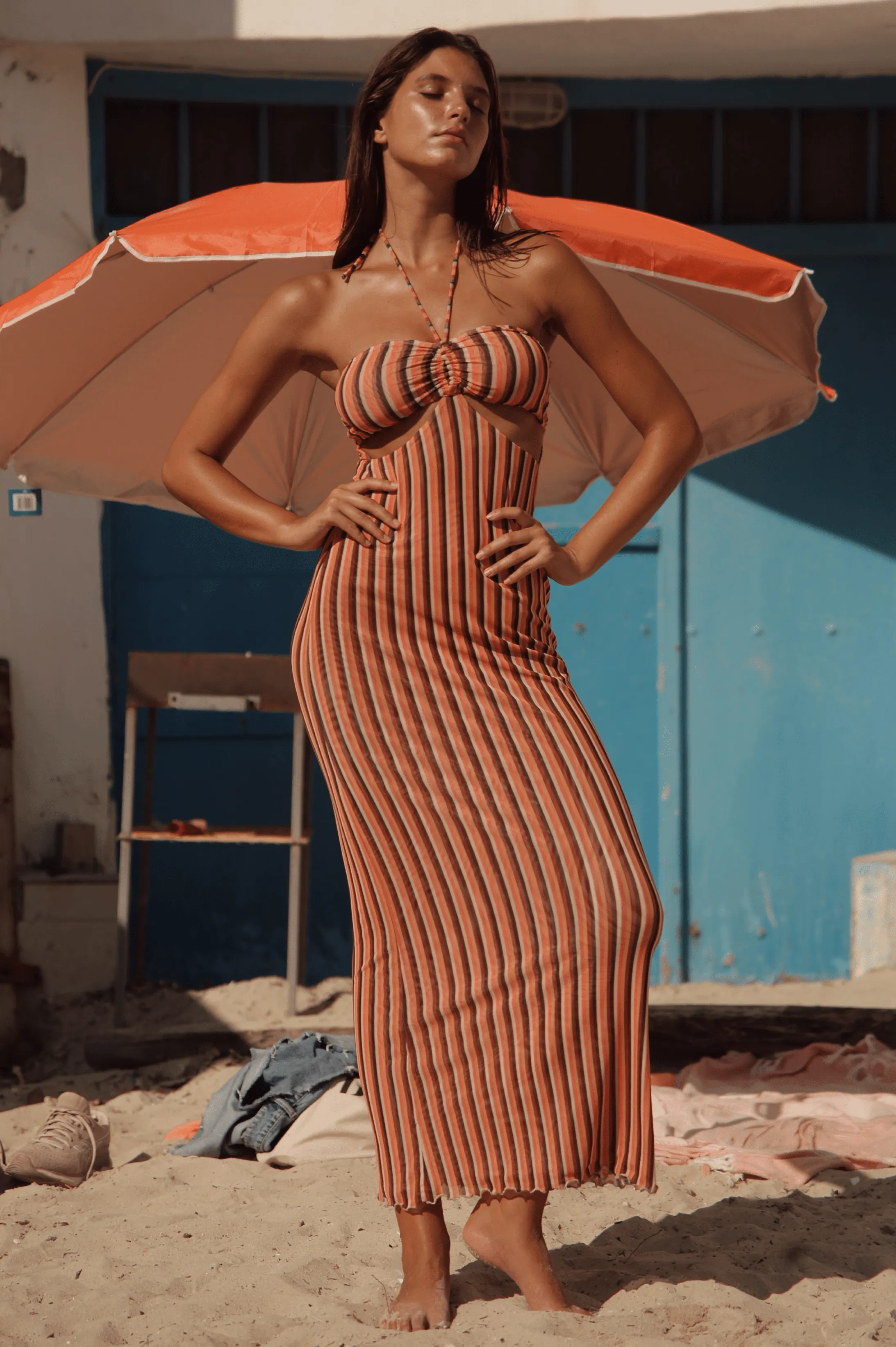 Phoebe Dress in Studio 54 natural harmony