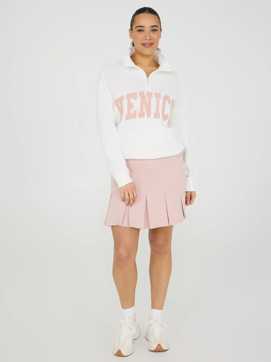 Pleated Mini Skirt mix match