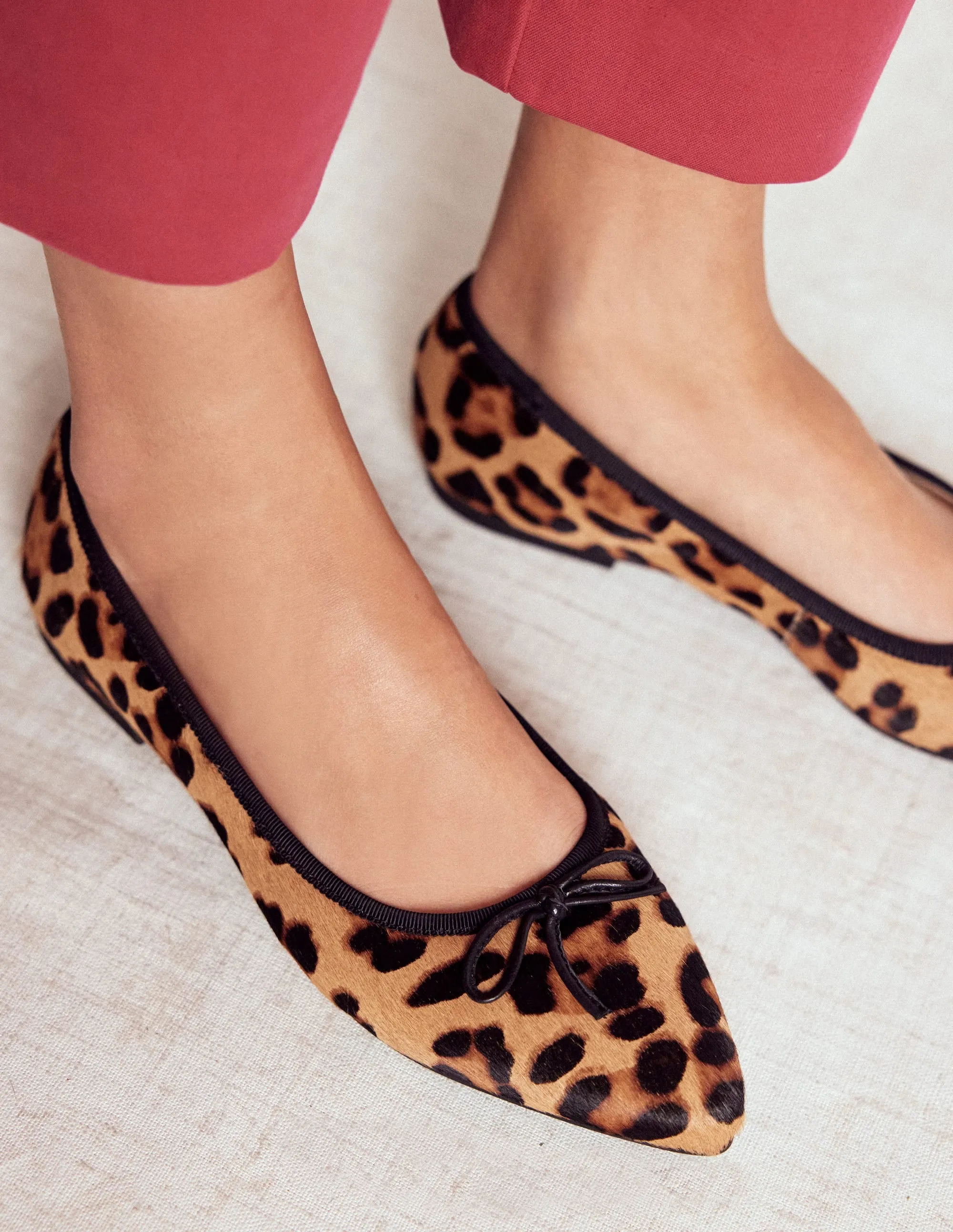Point Ballet Flat-Classic Leopard cool style